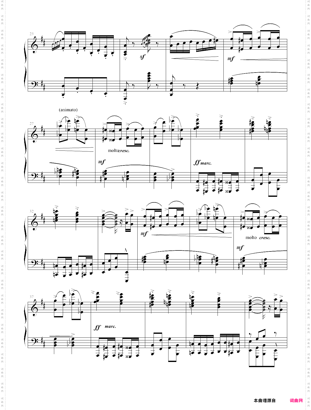 爆难第一号威风凛凛进行曲钢琴