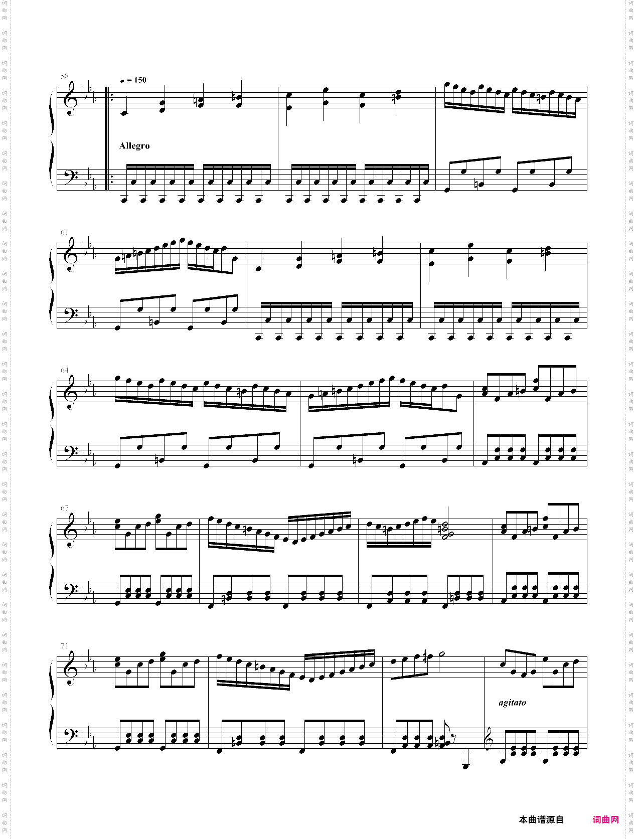 c小调第一钢琴奏鸣曲第一乐章ver 2011·6