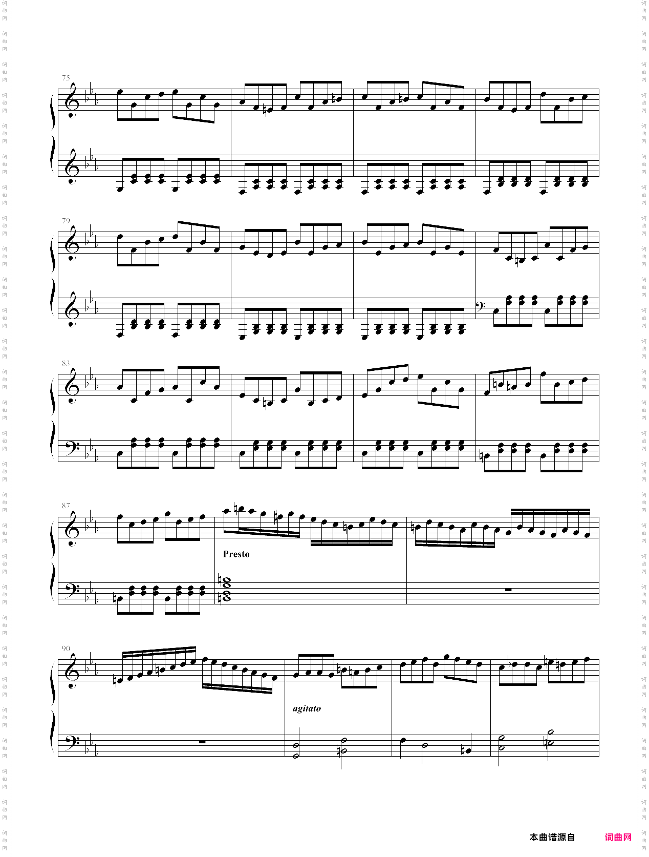 c小调第一钢琴奏鸣曲第一乐章ver 2011·6