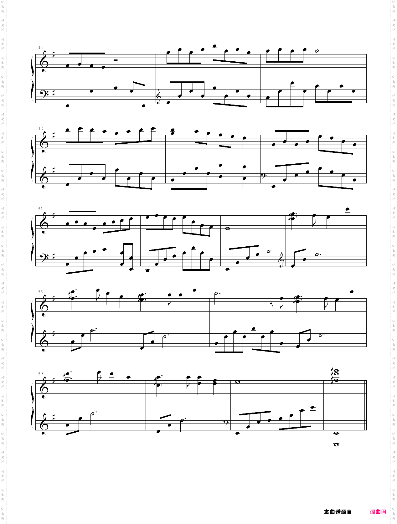 all the notes