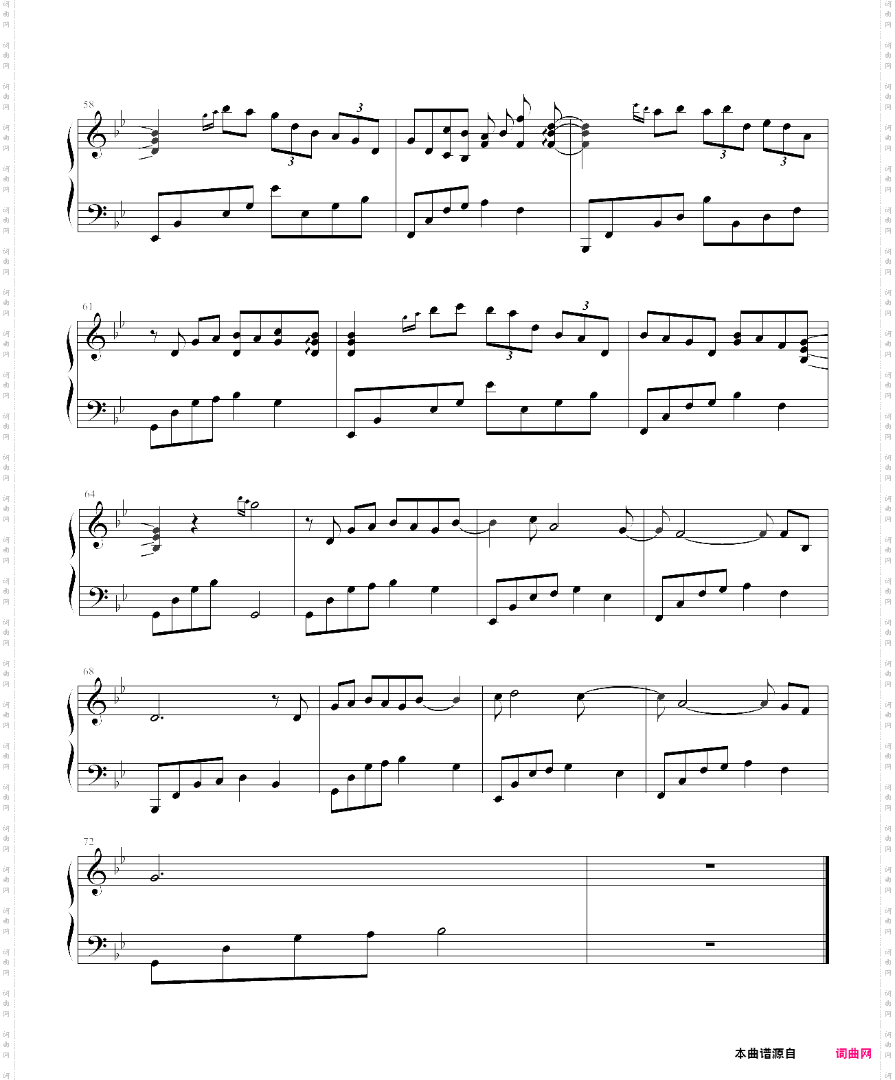 一个人旅行钢琴优化版