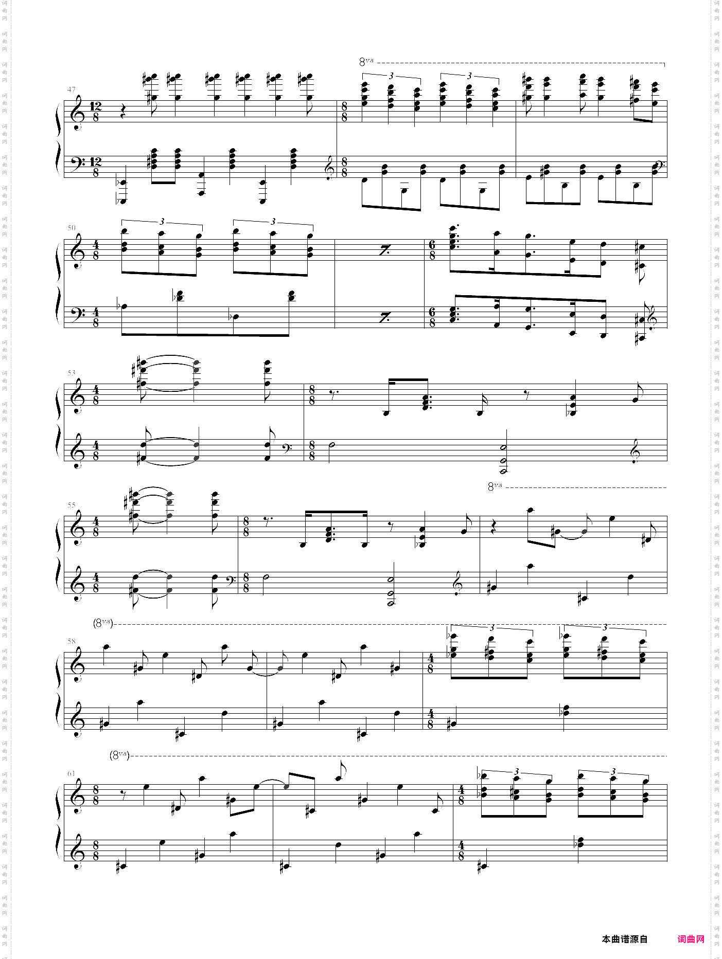 第四钢琴奏鸣曲“爵士”jazz sonata