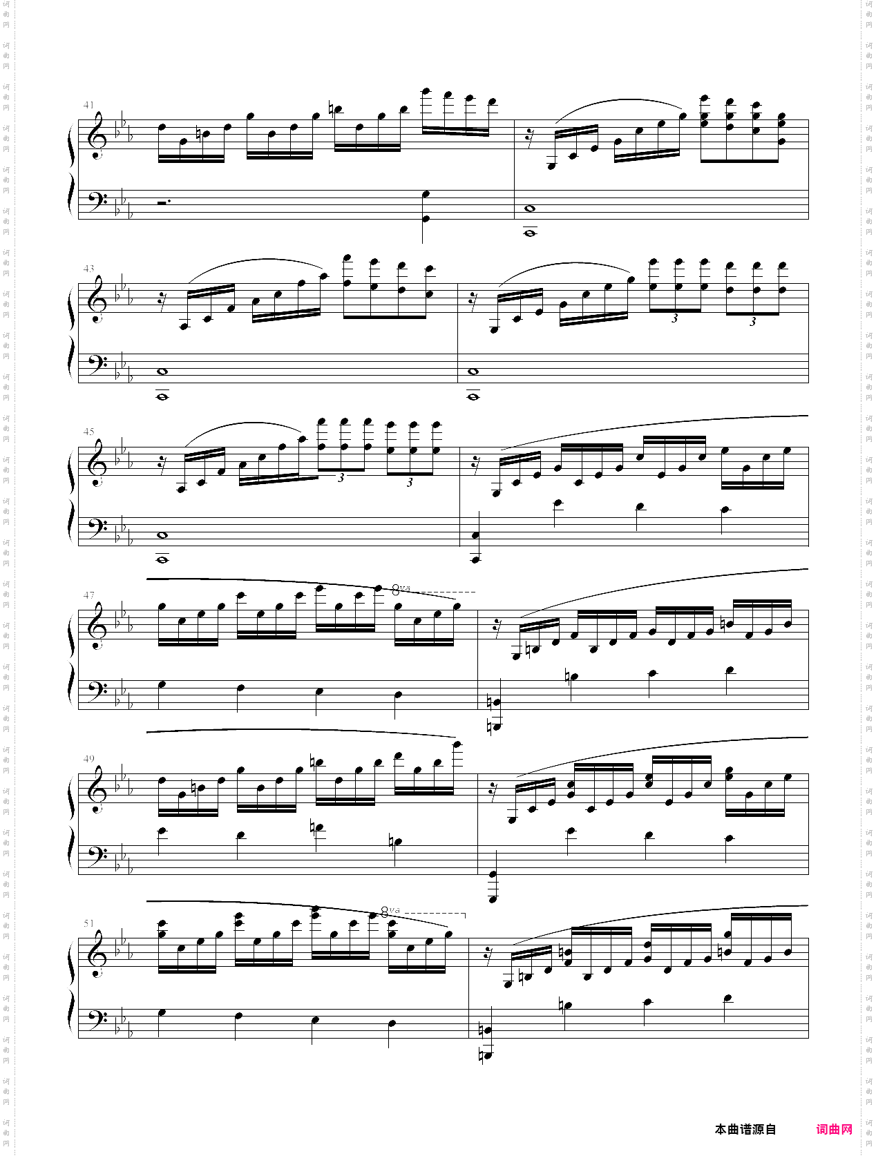 c小调钢琴曲