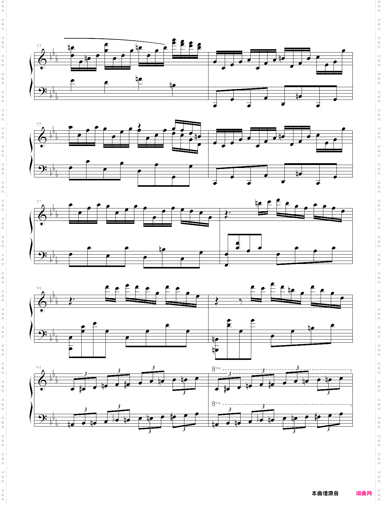 c小调钢琴曲