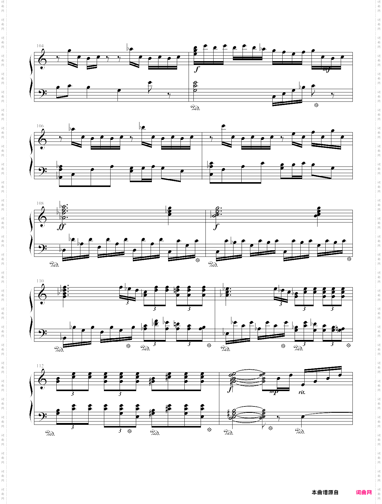 h17-a大调钢琴奏鸣曲第一乐章