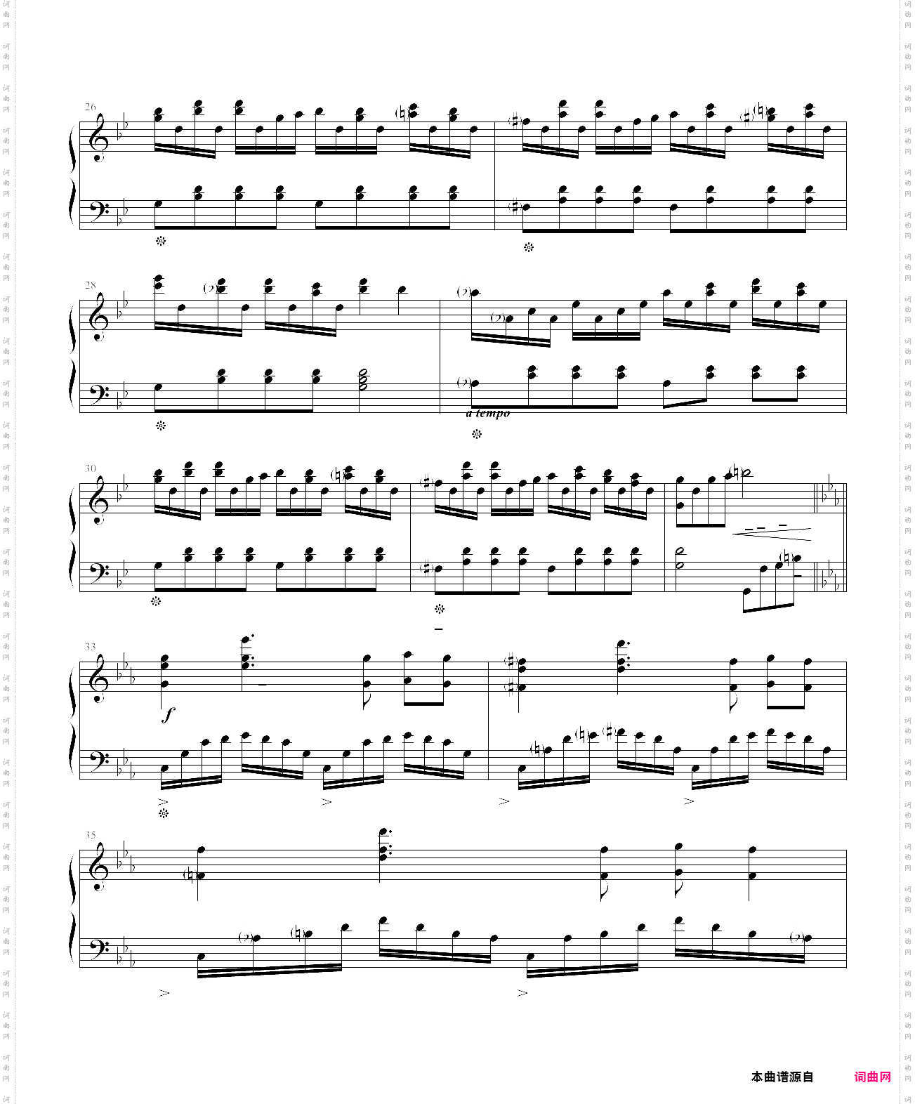 白色的旋律比安科尼抒情曲，克莱德曼
