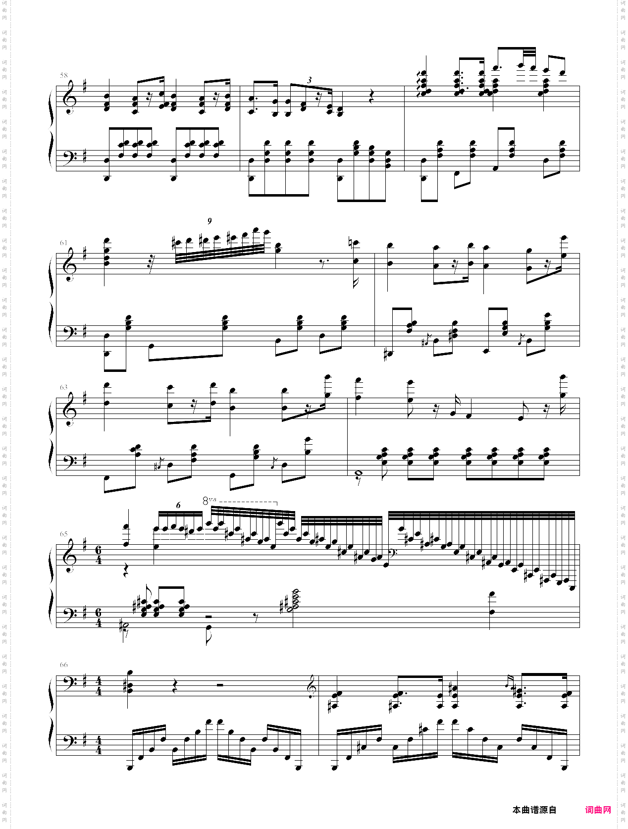 诺玛的回忆十大最难钢琴曲之一