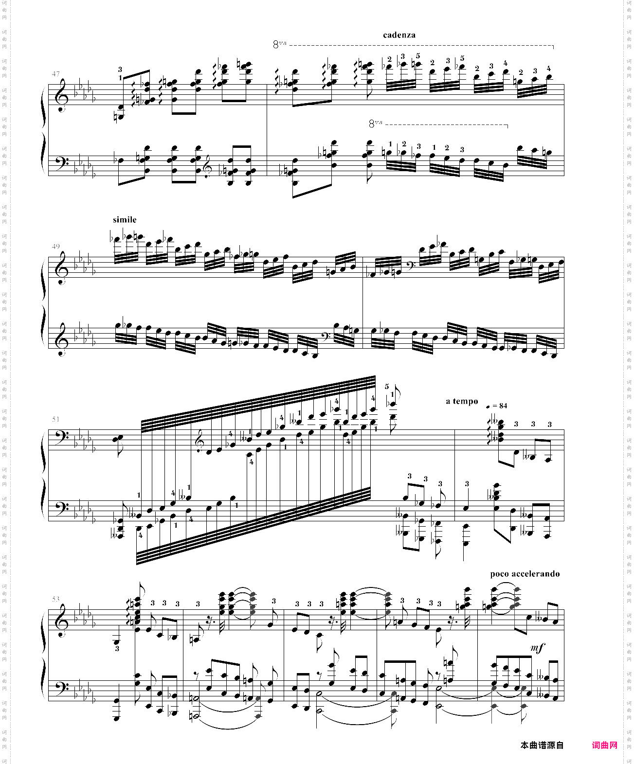 老柴的降b小调第一钢琴协奏曲独奏版