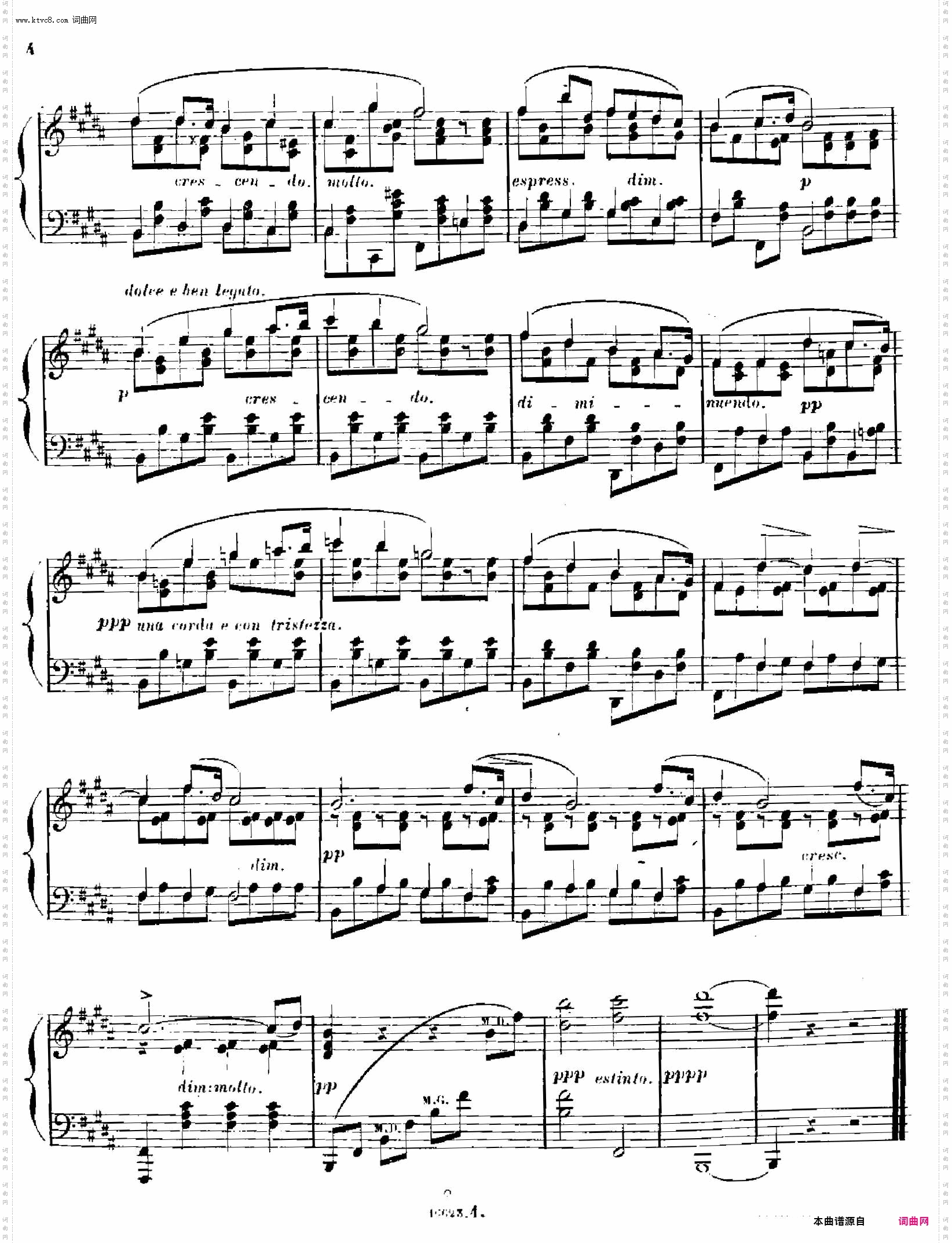 3 Romances Sans Paroles3首无词浪漫曲 ·1· 长春花