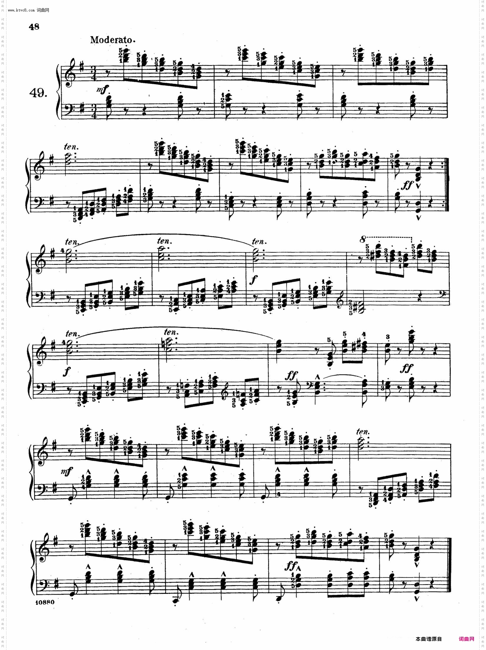 Etudes Enfantines Op·37儿童钢琴练习曲 第46——50首