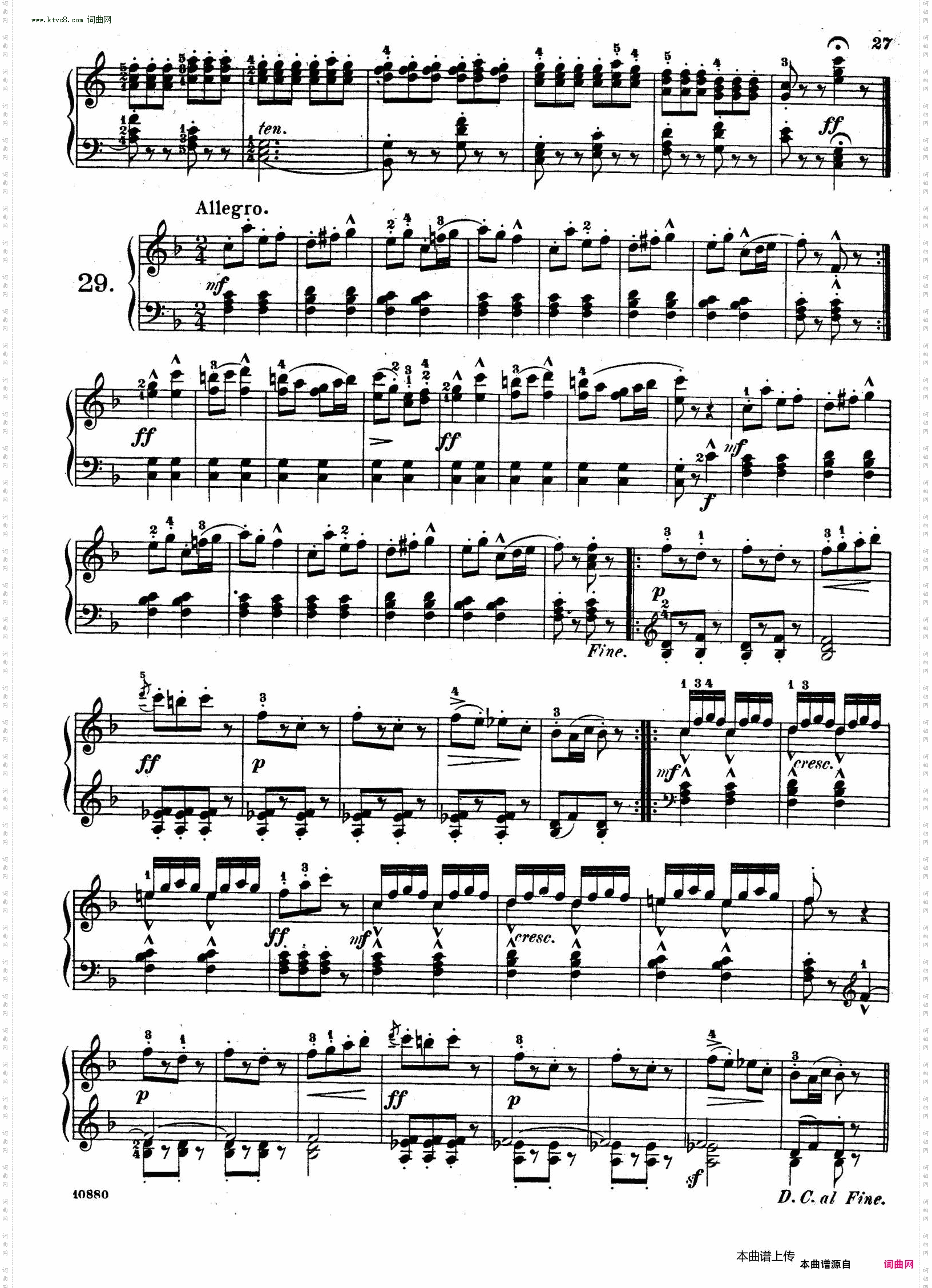 Etudes Enfantines Op·37儿童钢琴练习曲 第26——30首