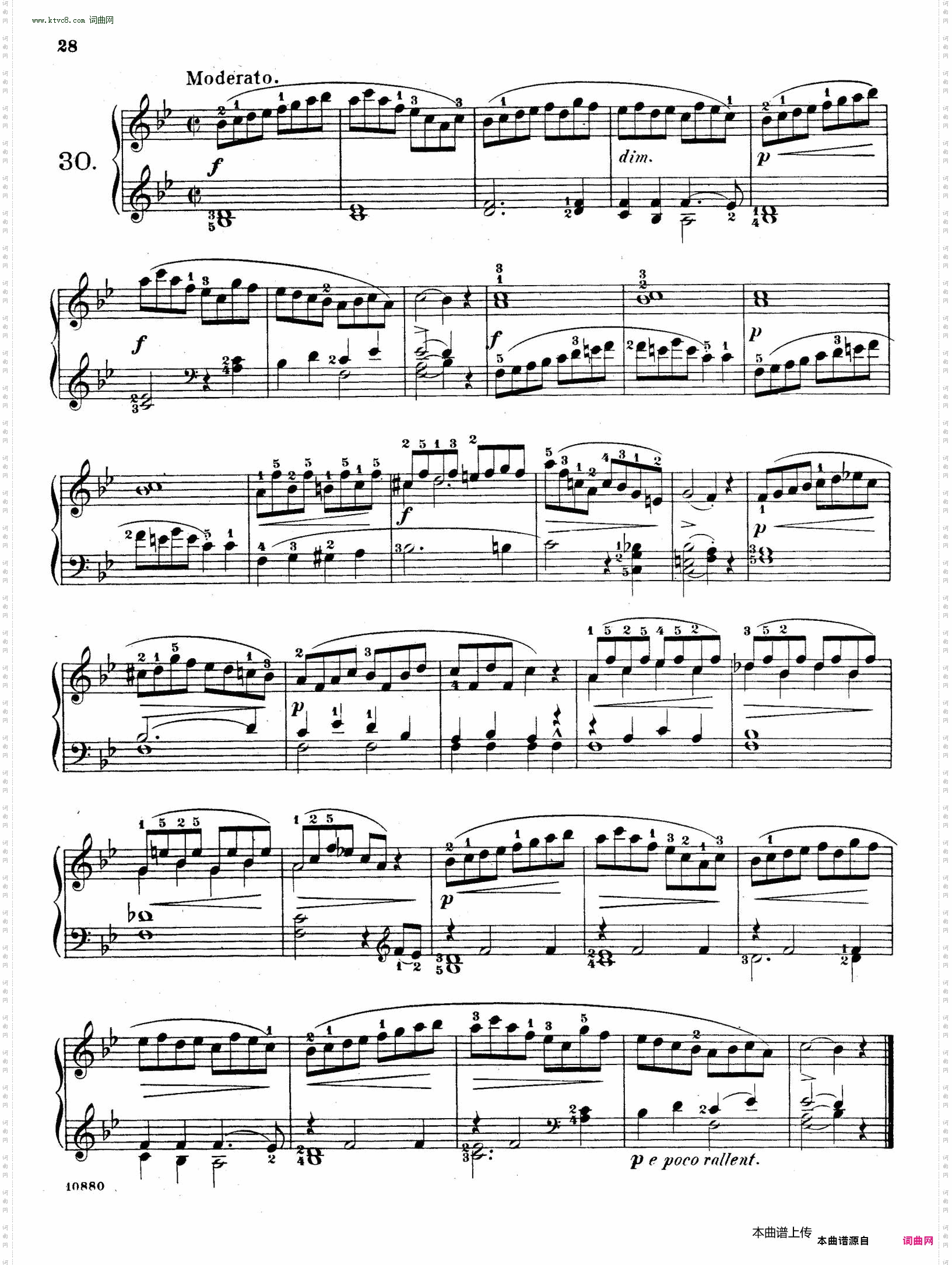 Etudes Enfantines Op·37儿童钢琴练习曲 第26——30首