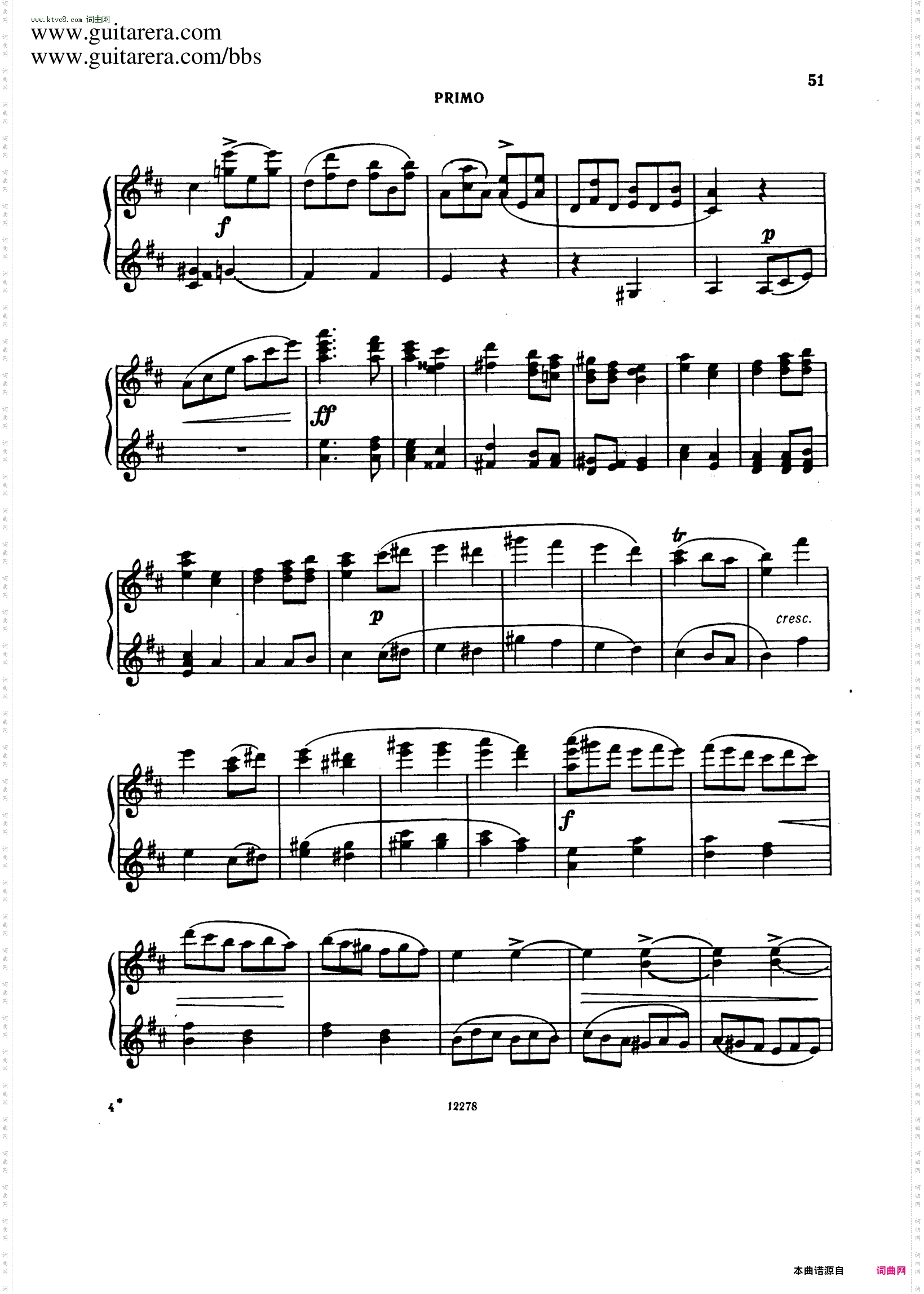 Tarantella in D MajorD大调塔兰泰拉舞曲·四手联弹