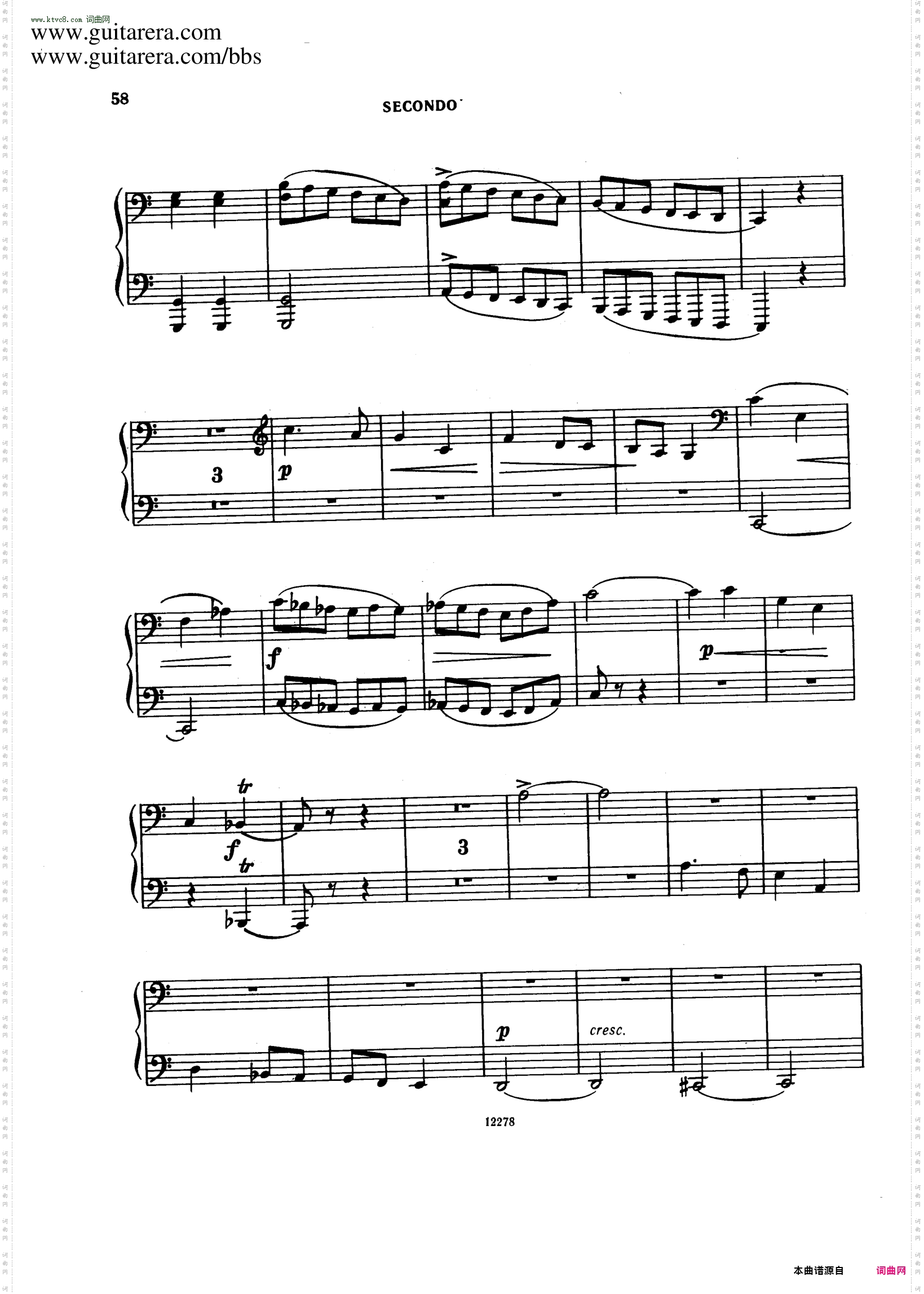 Tarantella in D MajorD大调塔兰泰拉舞曲·四手联弹