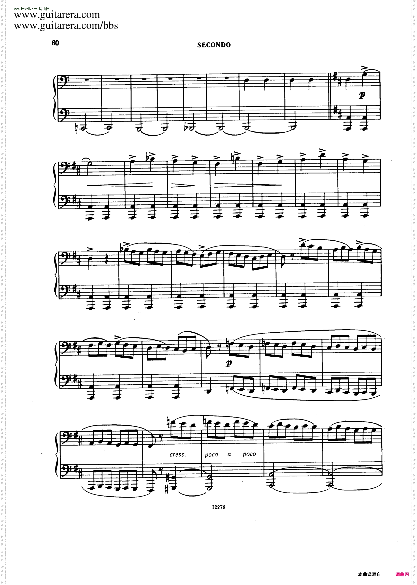 Tarantella in D MajorD大调塔兰泰拉舞曲·四手联弹