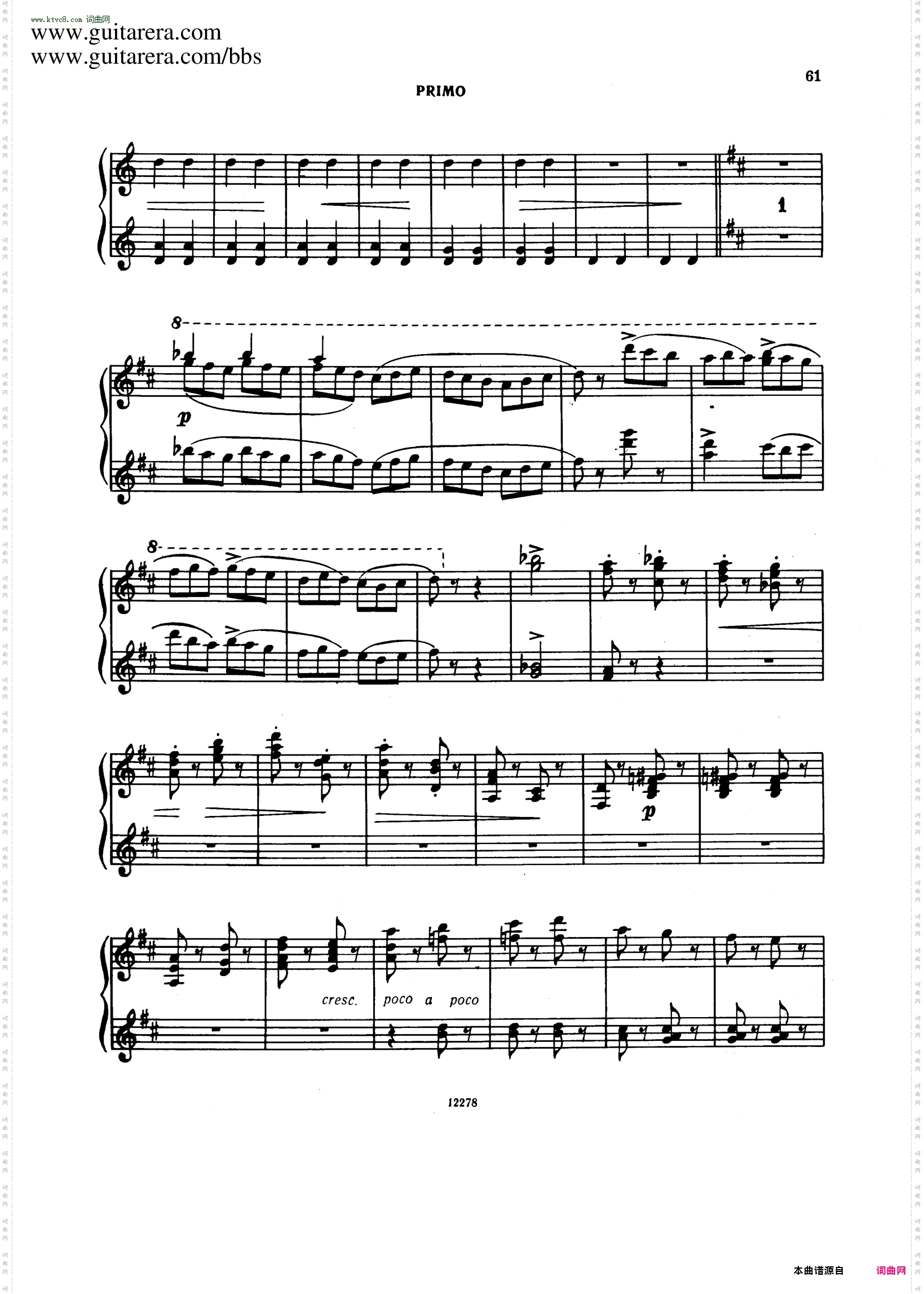 Tarantella in D MajorD大调塔兰泰拉舞曲·四手联弹