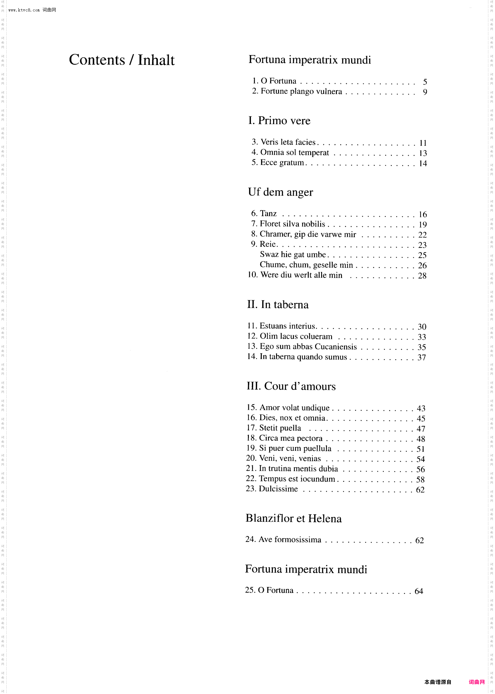 Carmina Burana布兰诗歌_ 清唱剧 