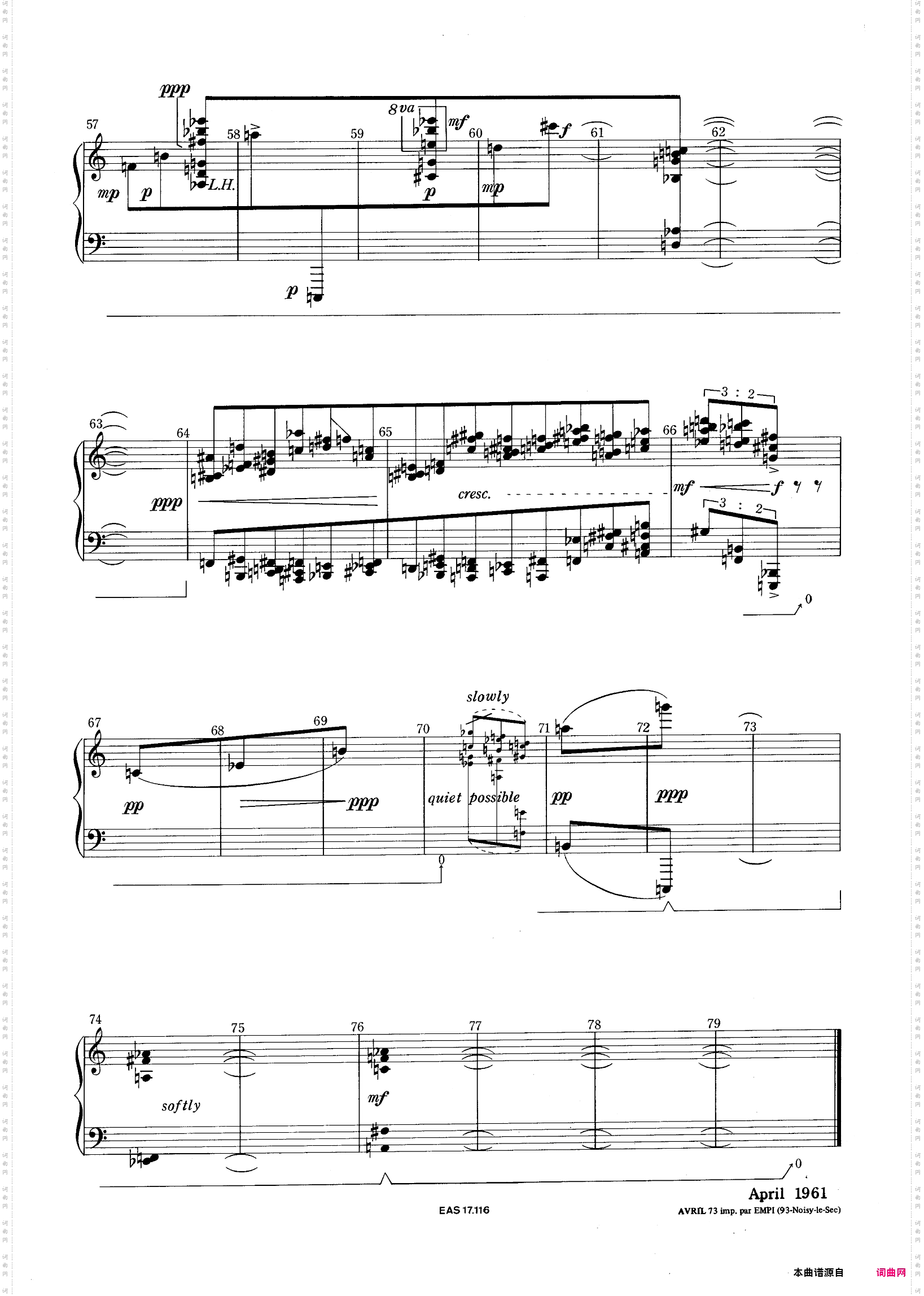 Piano Distance 弱奏的层次