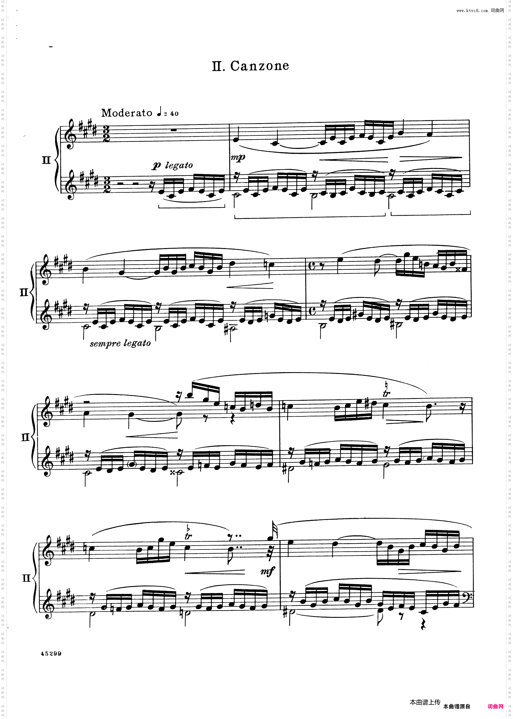 Piano Concerto Op·38钢琴协奏曲·双钢琴·第二乐章