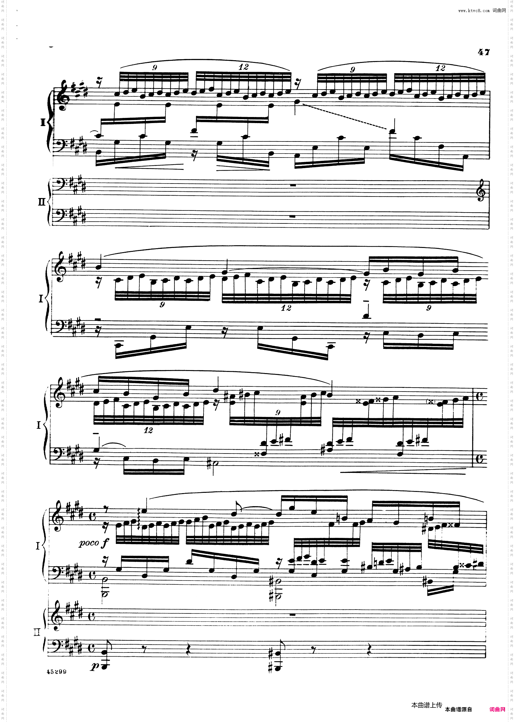 Piano Concerto Op·38钢琴协奏曲·双钢琴·第二乐章