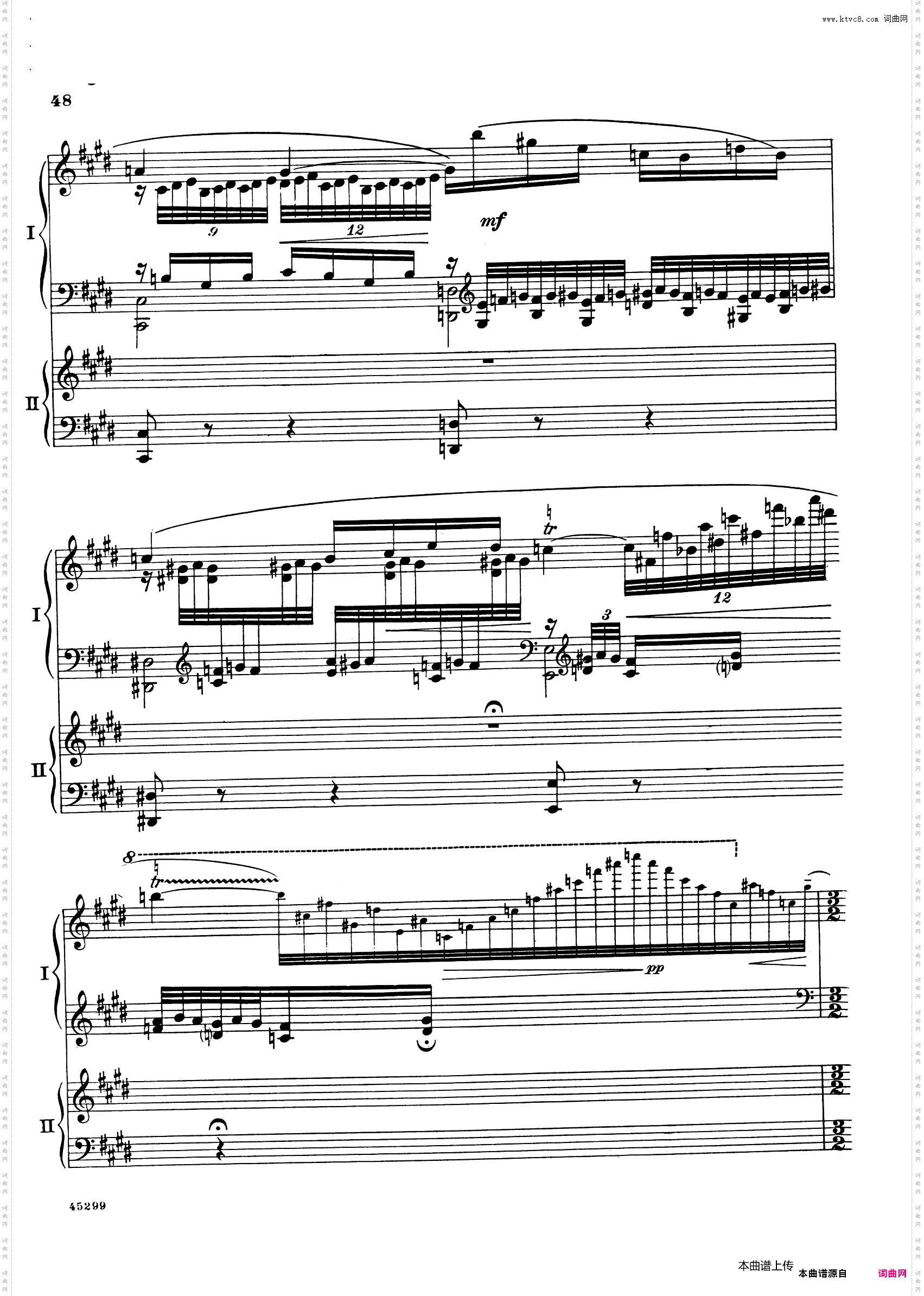 Piano Concerto Op·38钢琴协奏曲·双钢琴·第二乐章