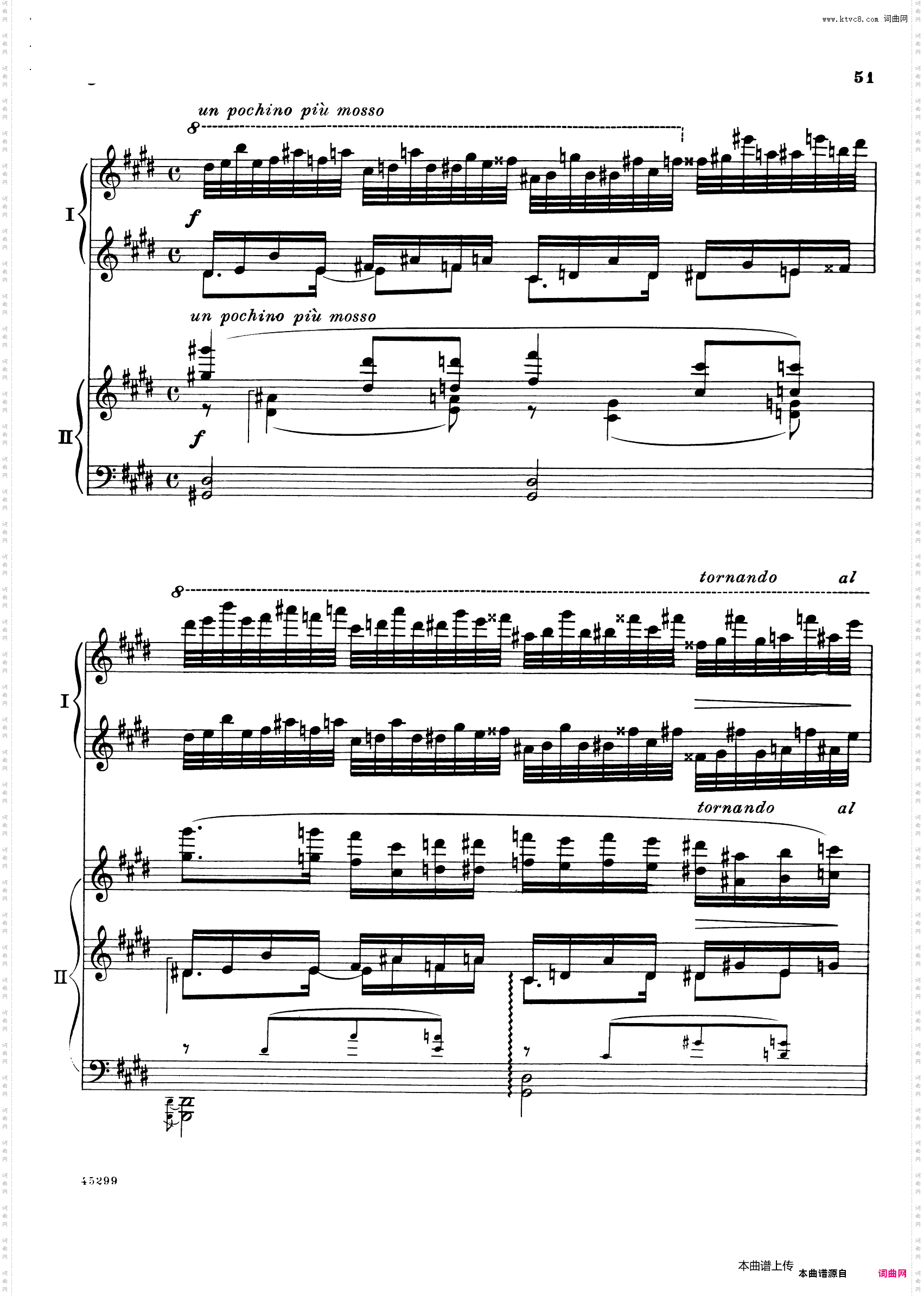 Piano Concerto Op·38钢琴协奏曲·双钢琴·第二乐章