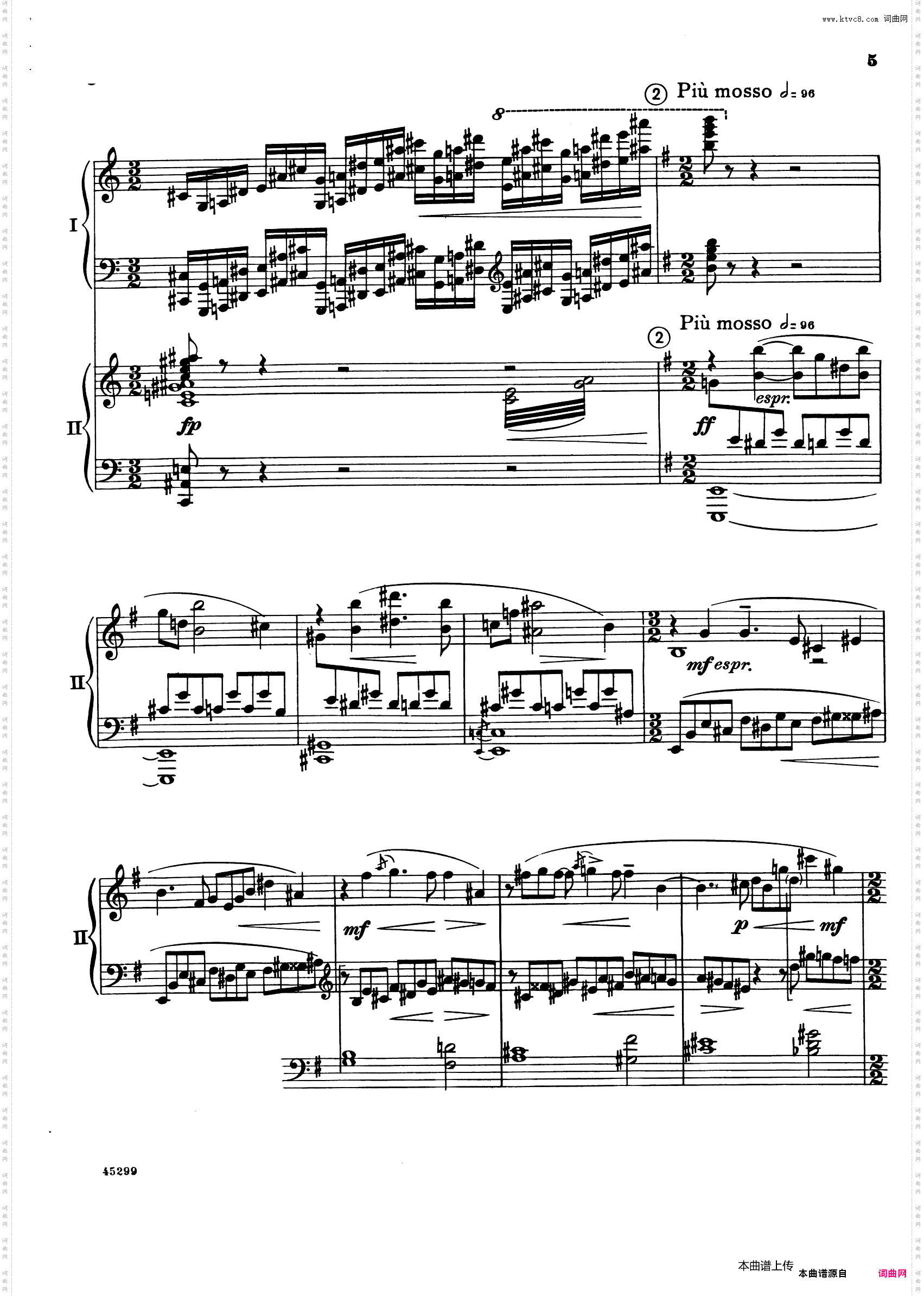 Piano Concerto Op·38钢琴协奏曲·双钢琴·第一乐章
