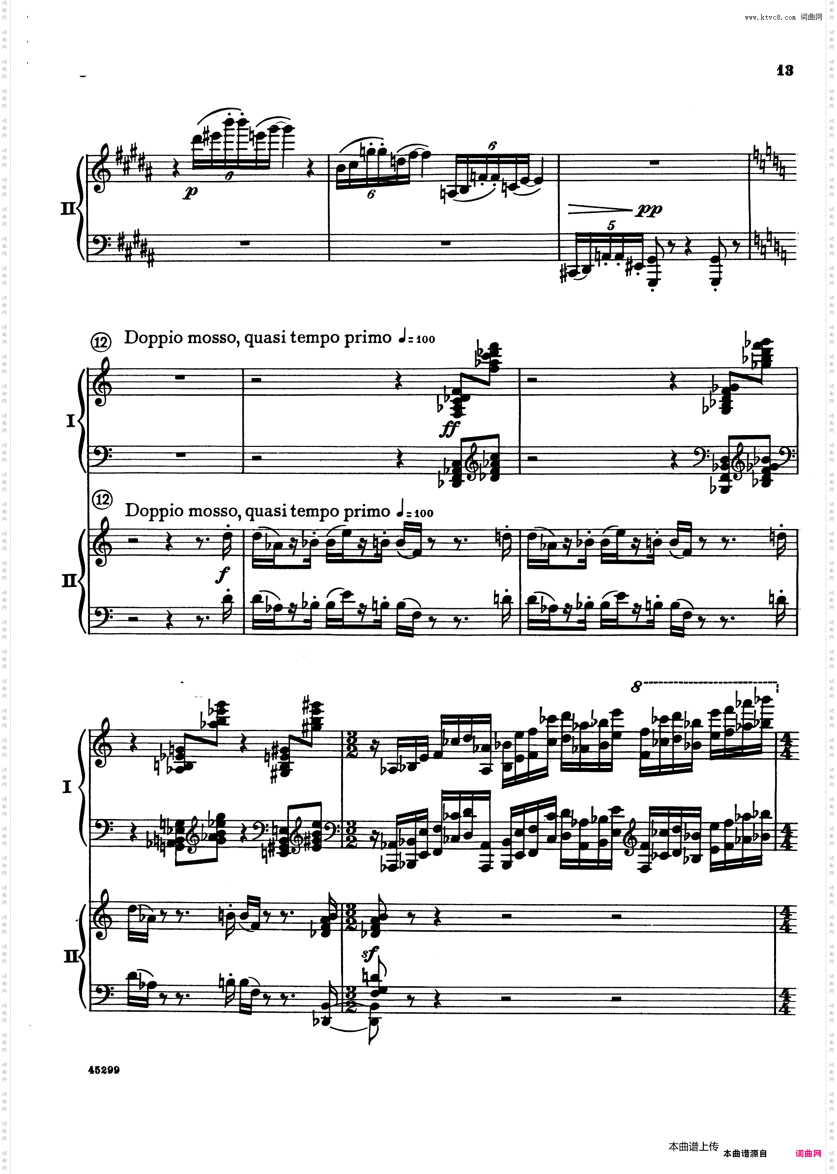 Piano Concerto Op·38钢琴协奏曲·双钢琴·第一乐章