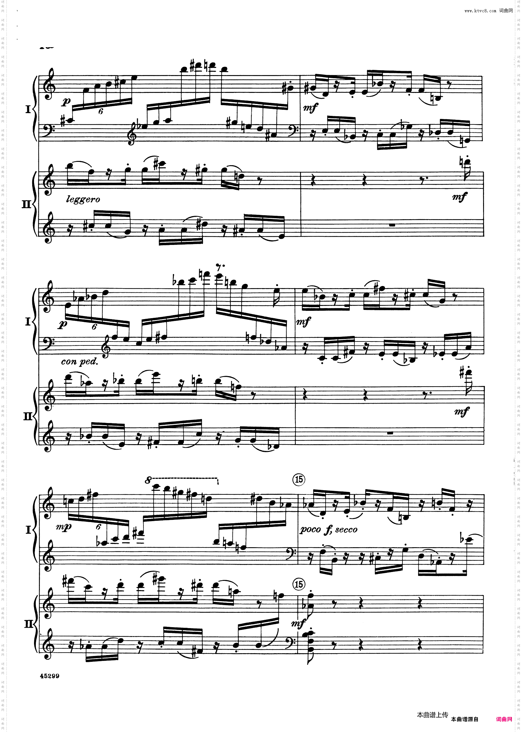Piano Concerto Op·38钢琴协奏曲·双钢琴·第一乐章