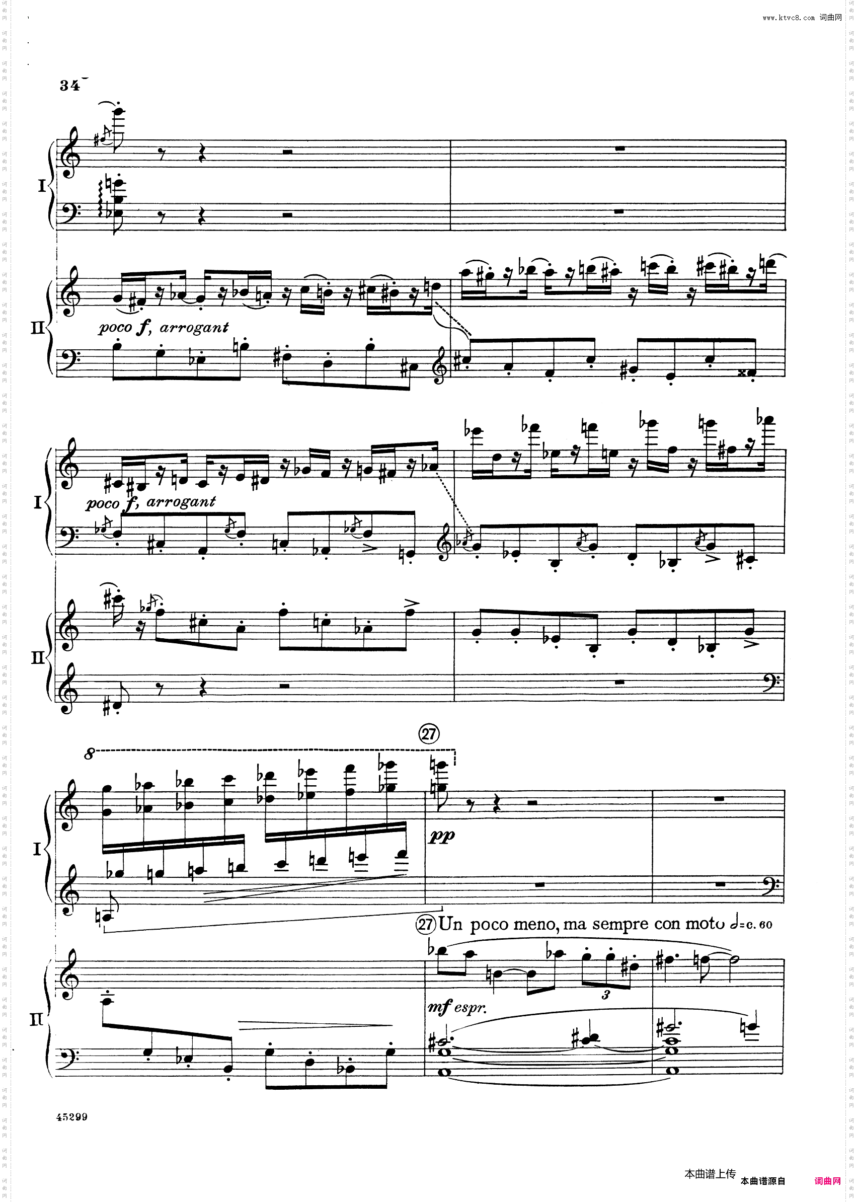 Piano Concerto Op·38钢琴协奏曲·双钢琴·第一乐章