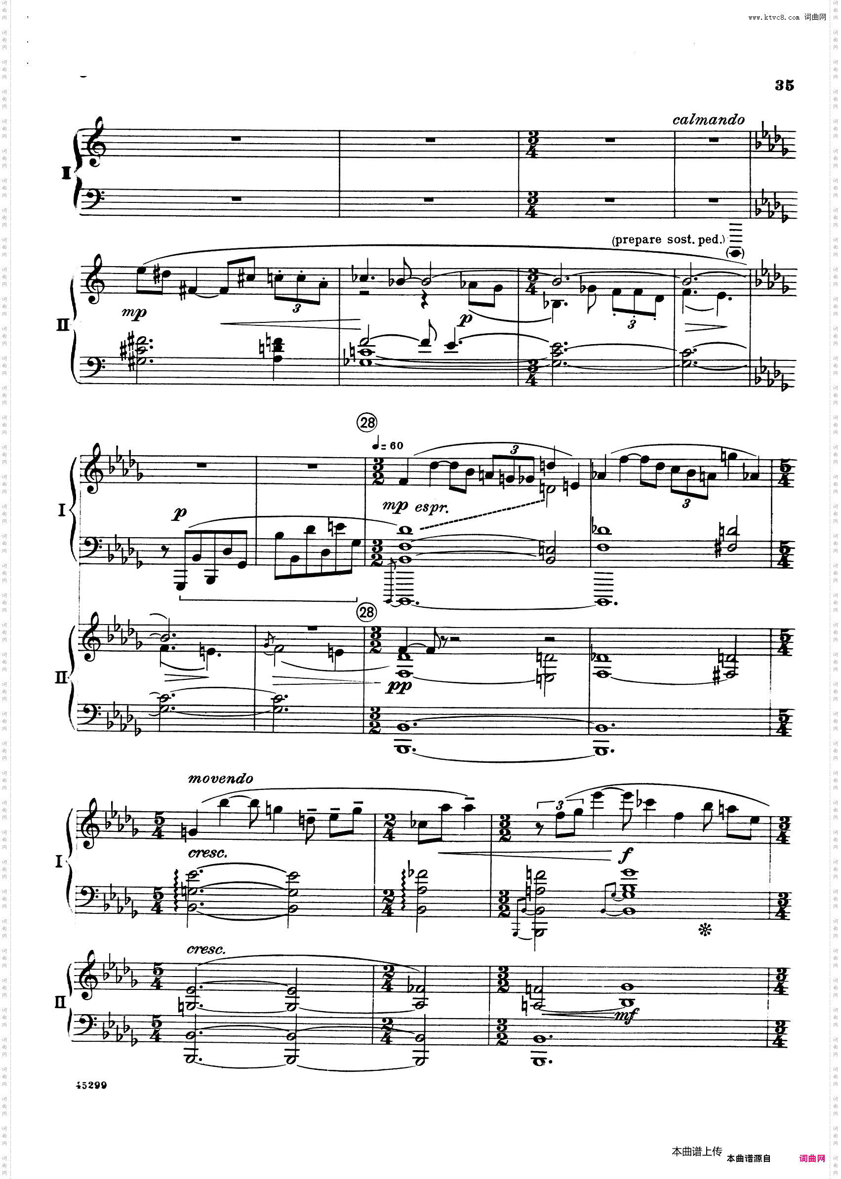 Piano Concerto Op·38钢琴协奏曲·双钢琴·第一乐章