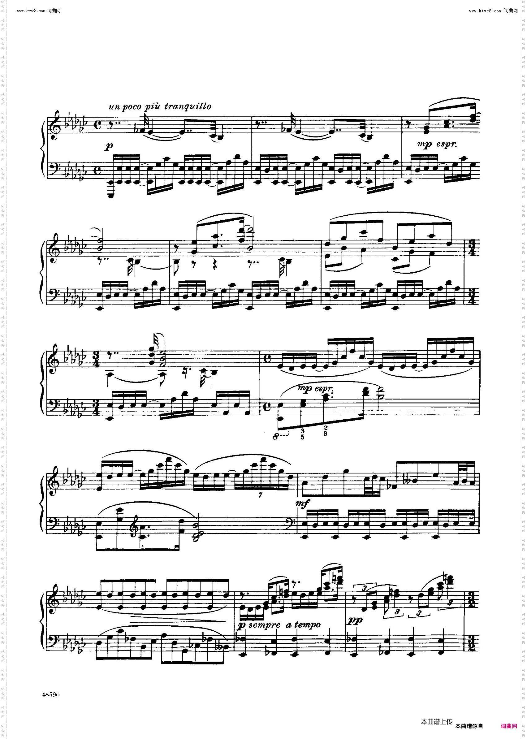 Piano Sonata Op·26钢琴奏鸣曲·第一乐章