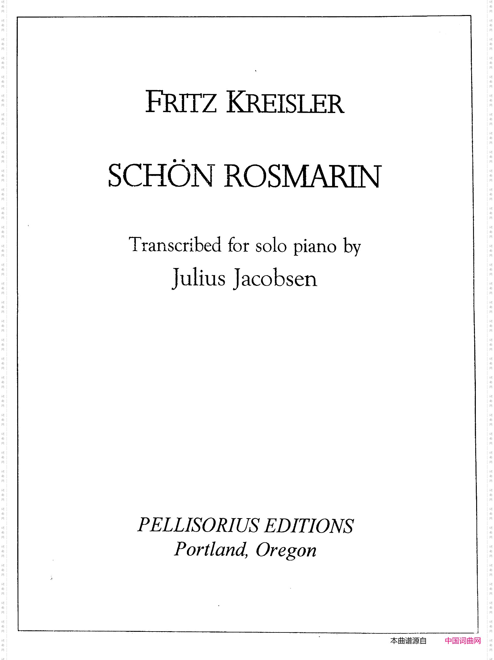 SchonRosmarin美丽的罗斯玛琳_Schon Rosmarin美丽的罗斯玛琳