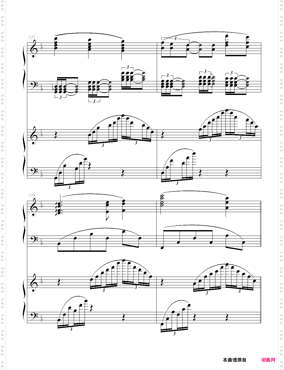 x战记插曲-宿命-双钢琴版