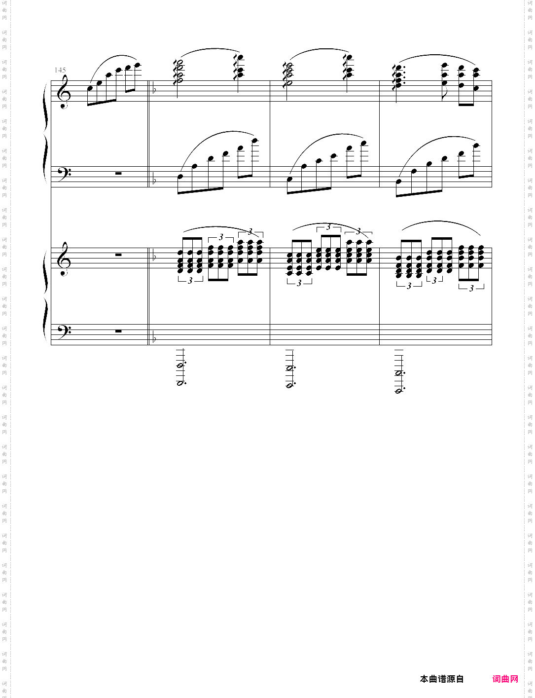 x战记插曲-宿命-双钢琴版