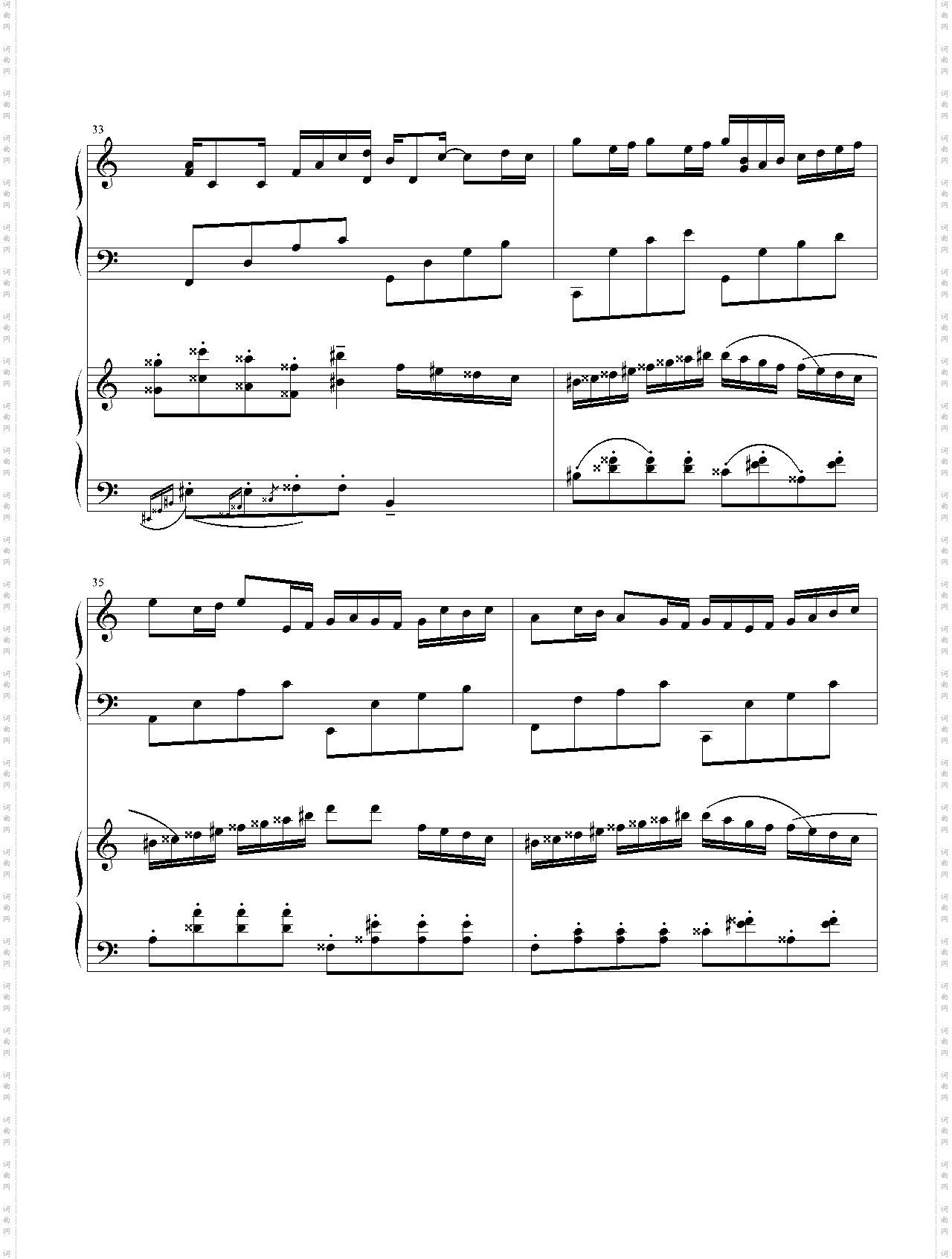 土耳其进行曲――卡农