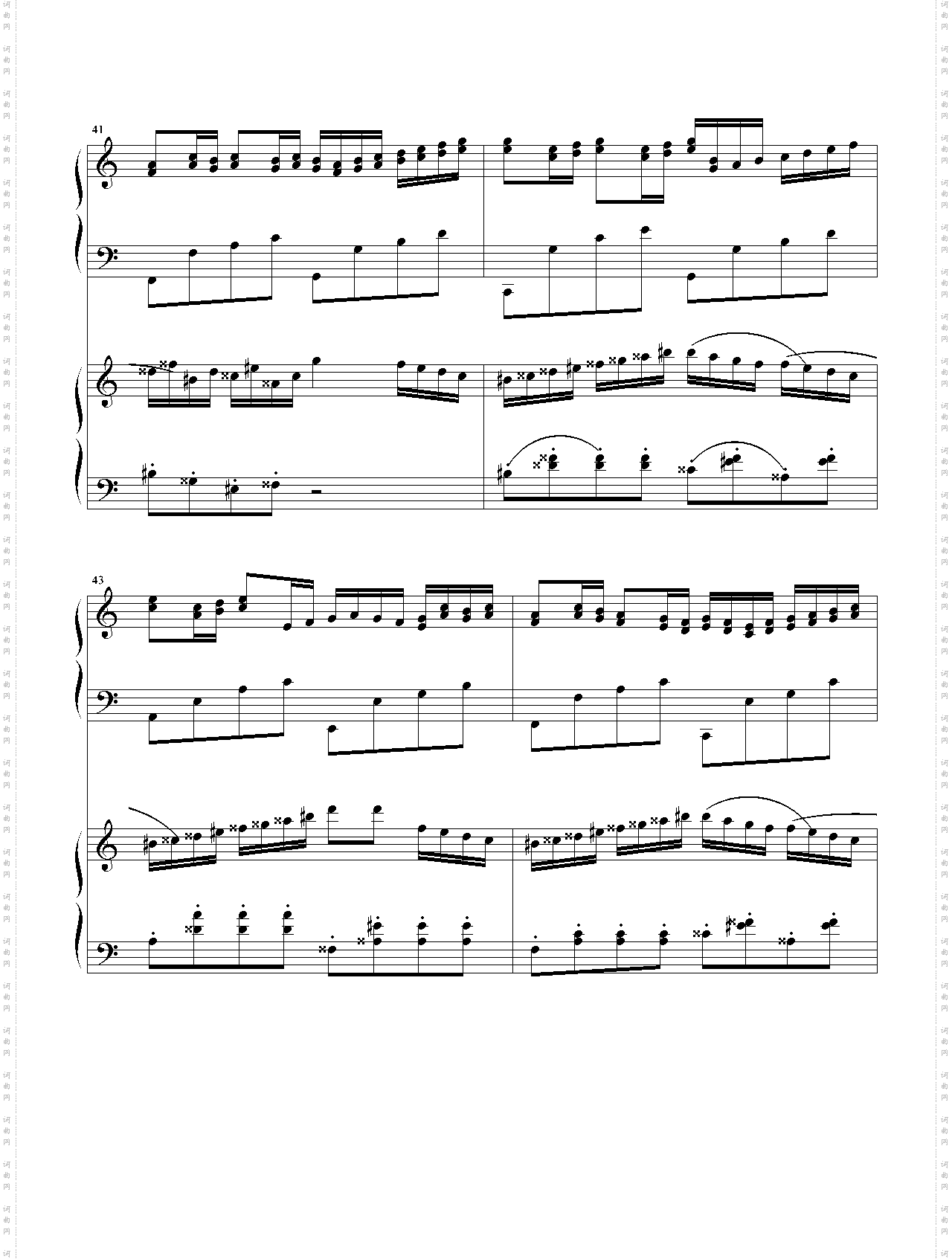 土耳其进行曲――卡农