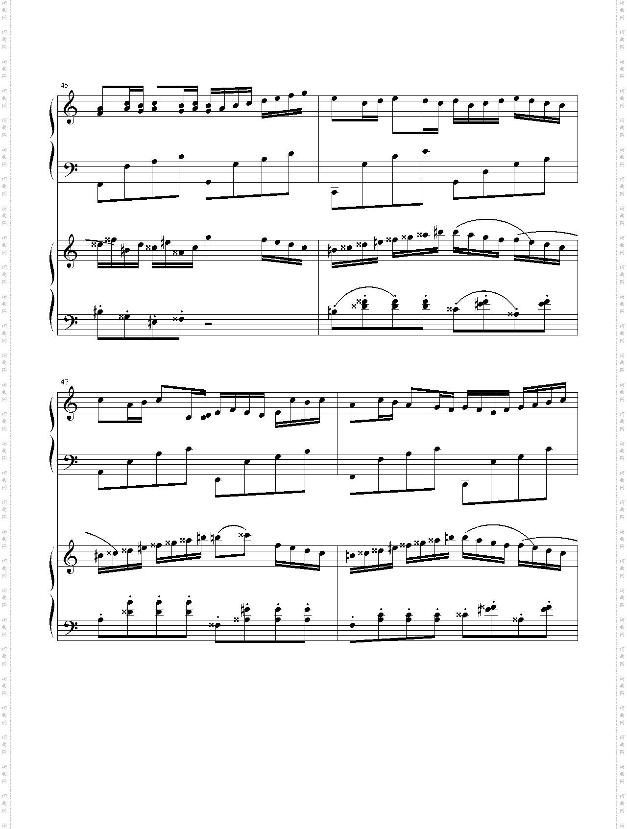 土耳其进行曲――卡农