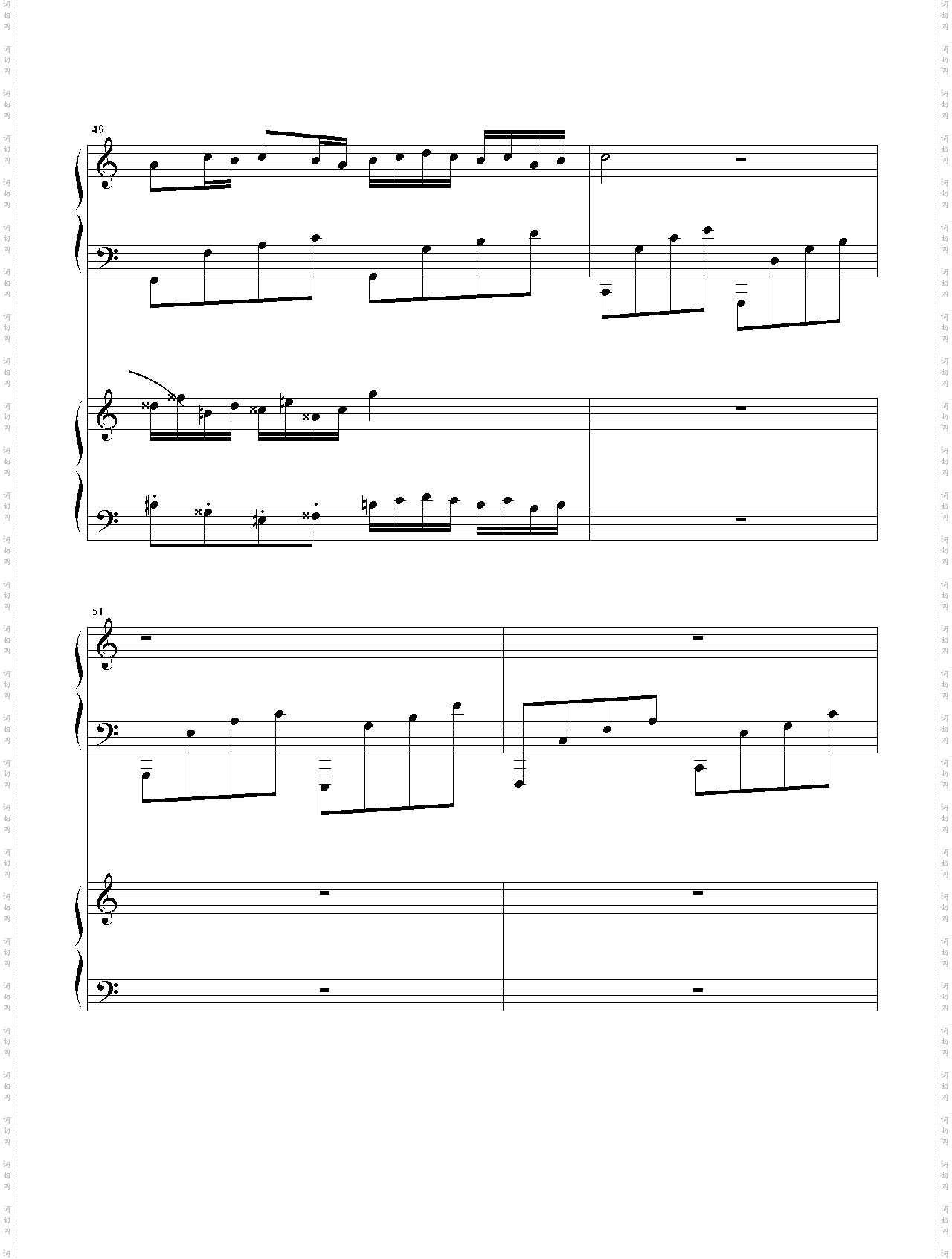 土耳其进行曲――卡农