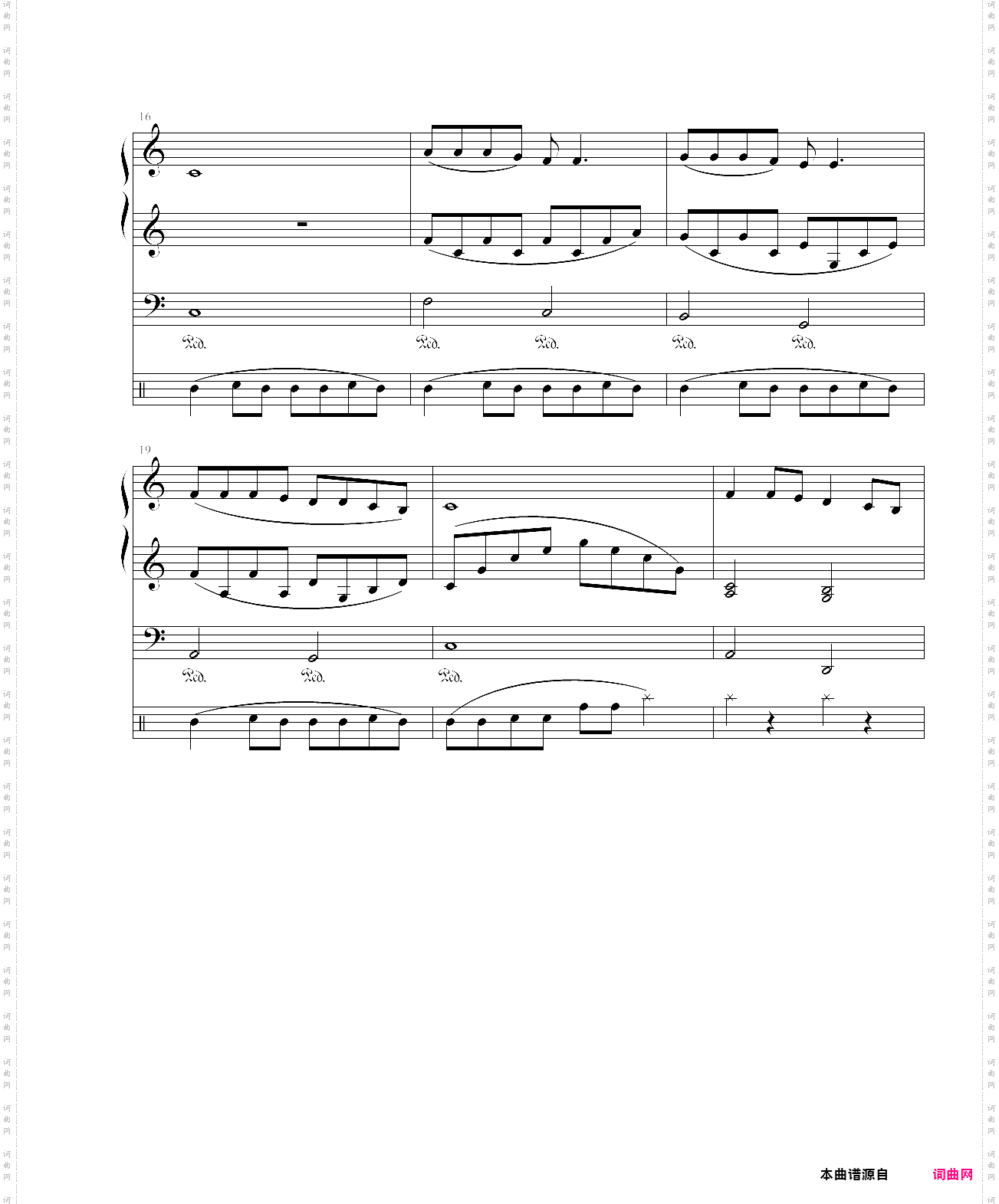 狐步即兴曲带打击乐