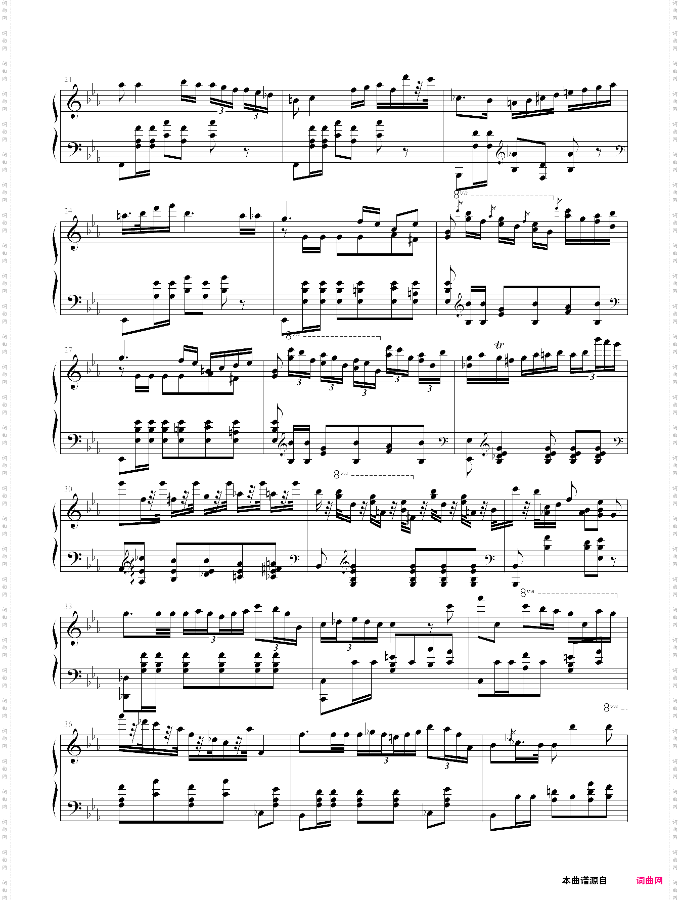 肖邦大波兰舞曲opus22