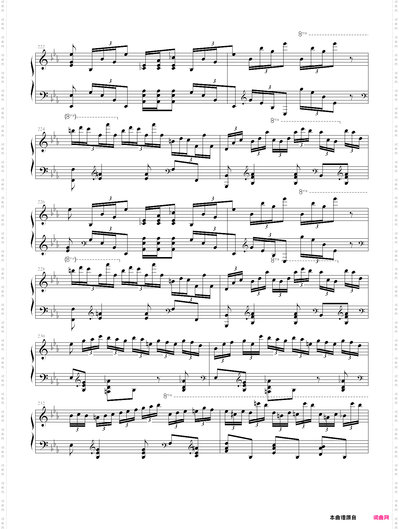 肖邦大波兰舞曲opus22