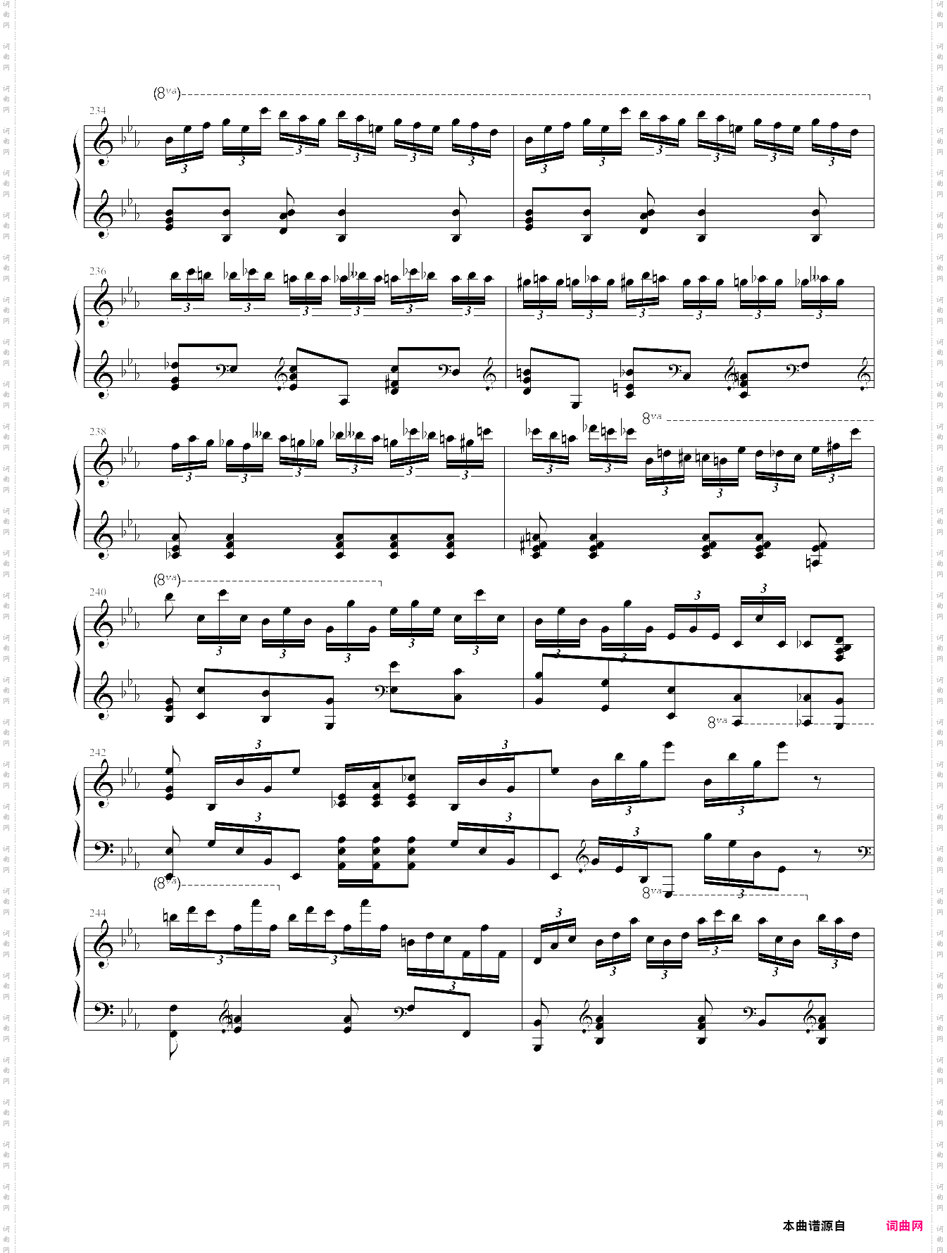 肖邦大波兰舞曲opus22