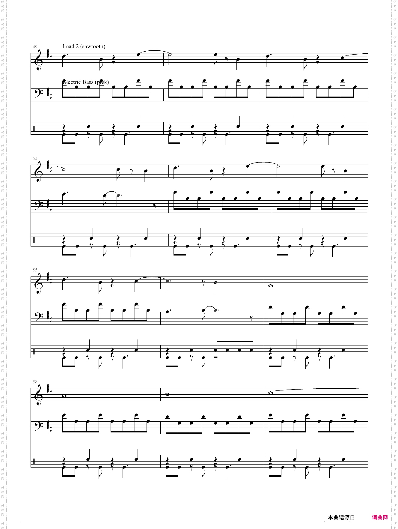 fc―双截龙3boss总谱