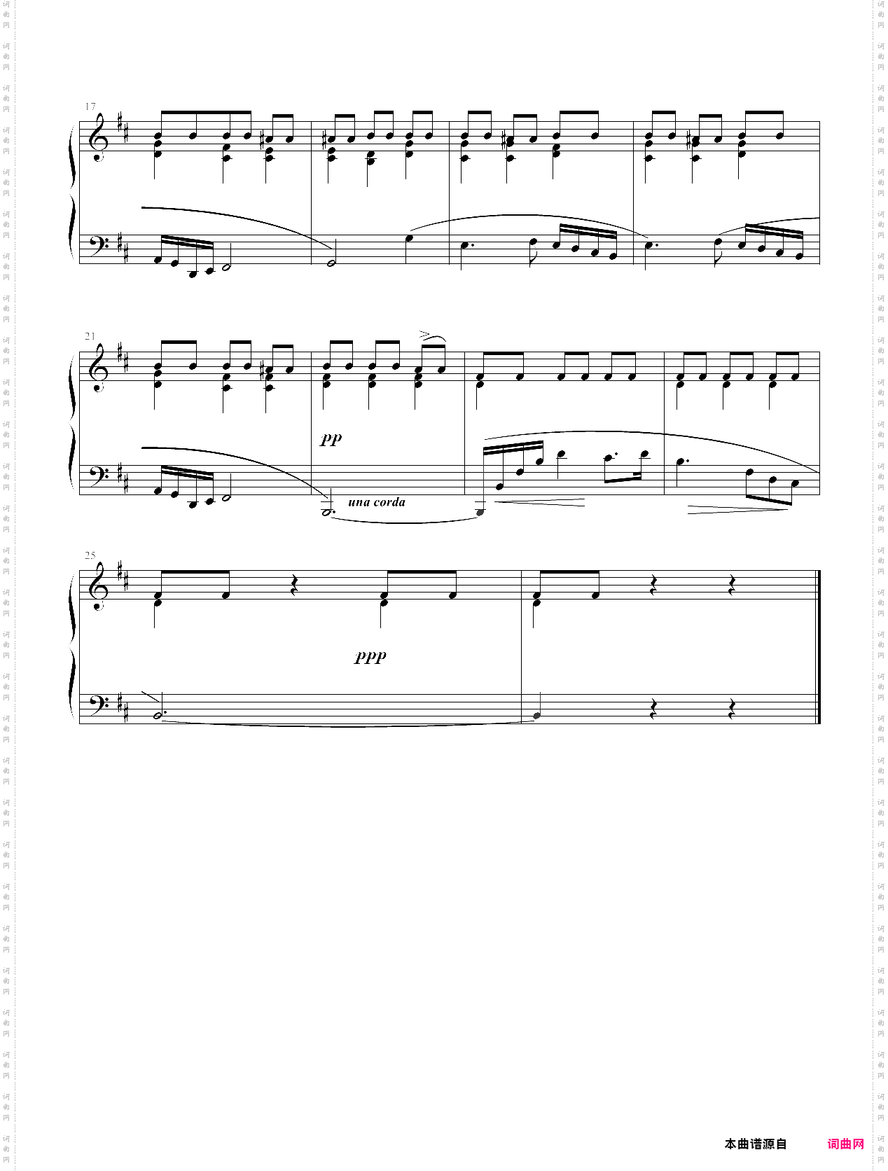 肖邦-b小调前奏曲 op·28 no·6