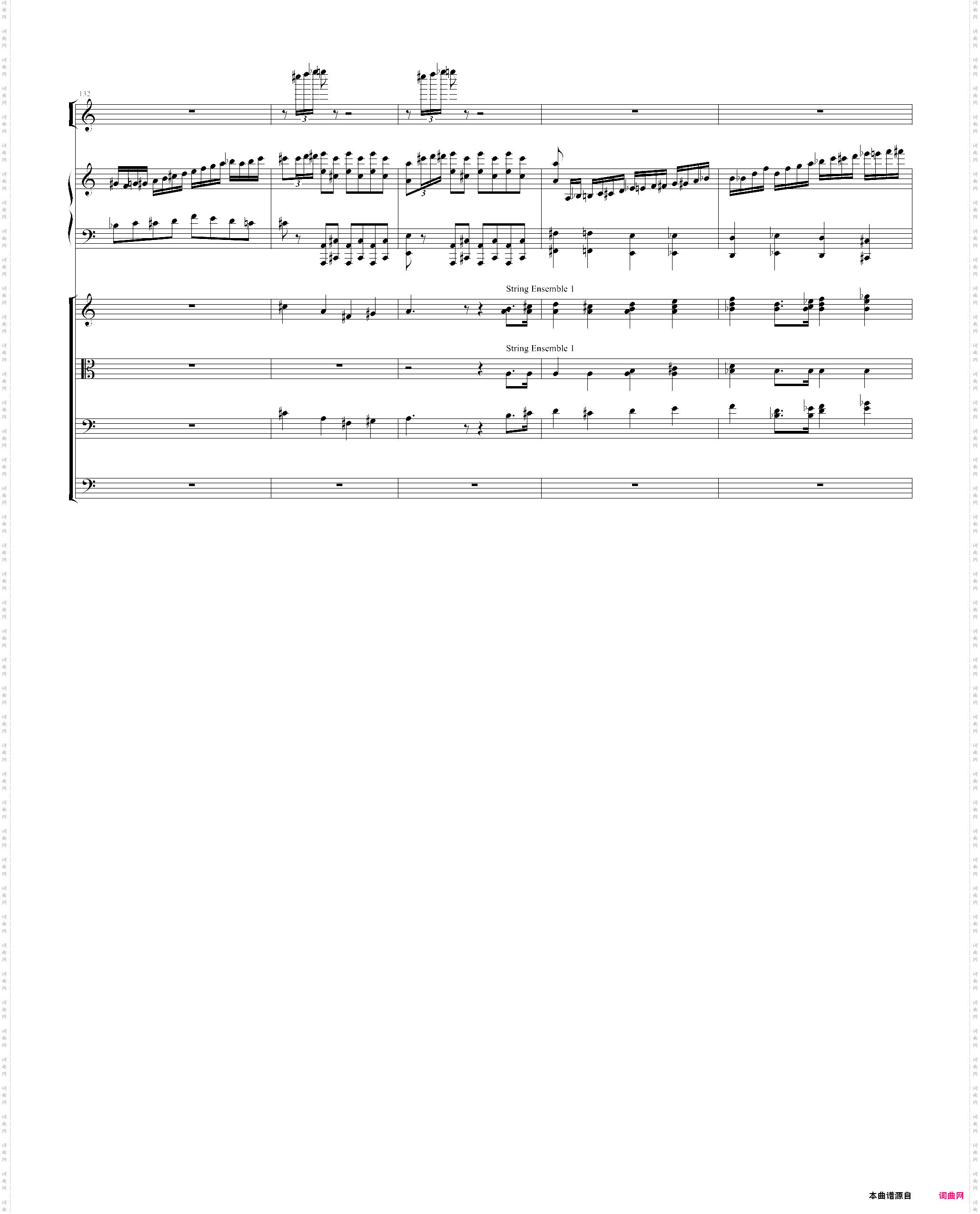 肖斯塔科维奇第二钢琴协奏曲第一乐章