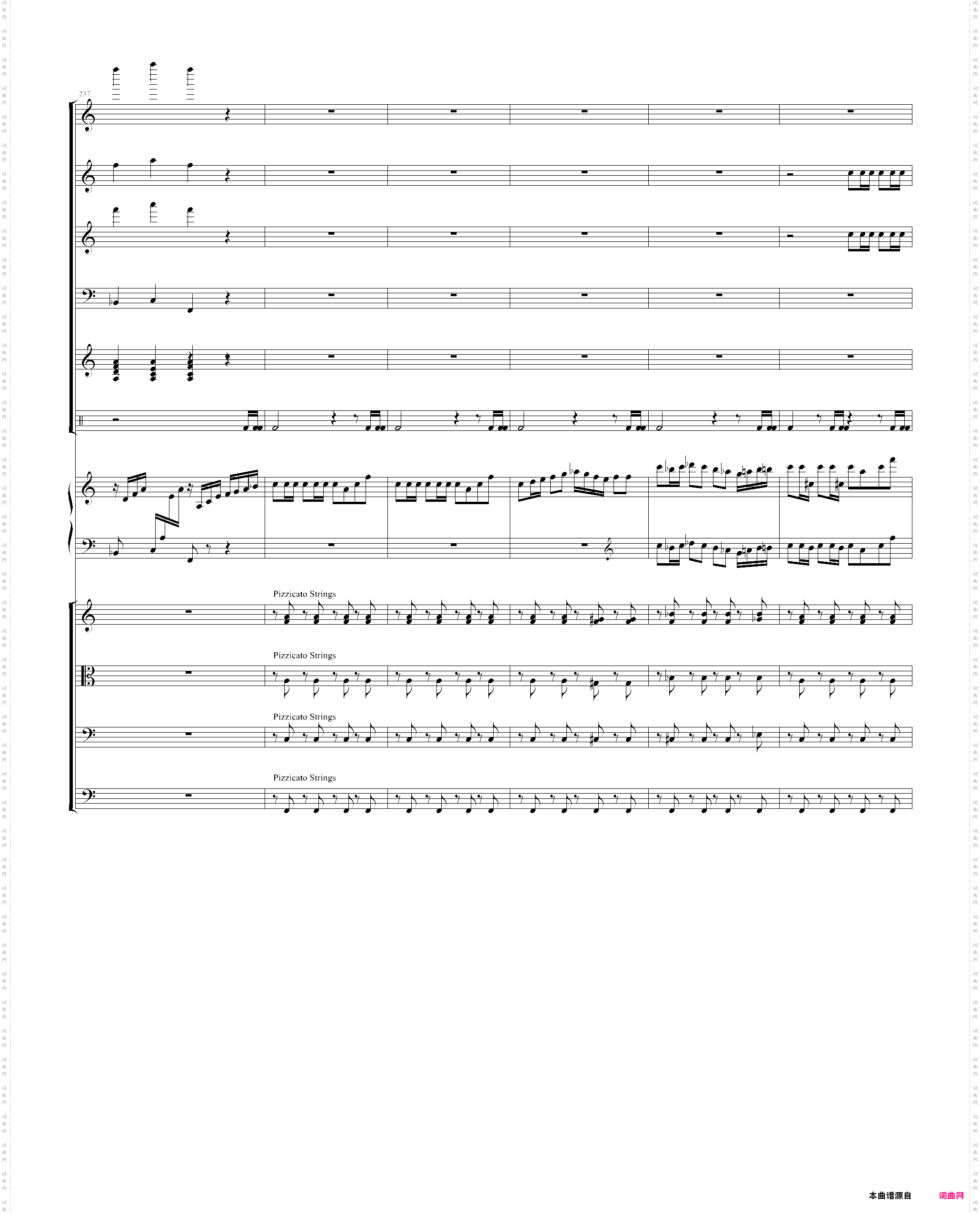 肖斯塔科维奇第二钢琴协奏曲第一乐章