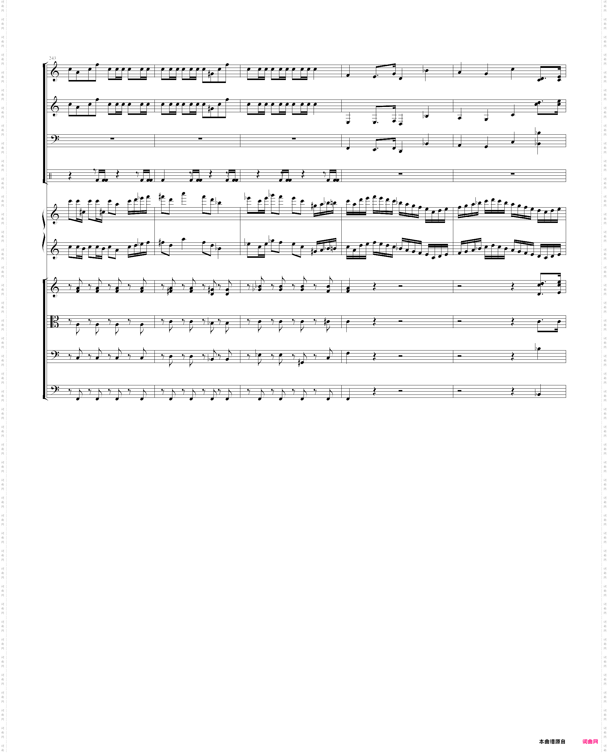 肖斯塔科维奇第二钢琴协奏曲第一乐章