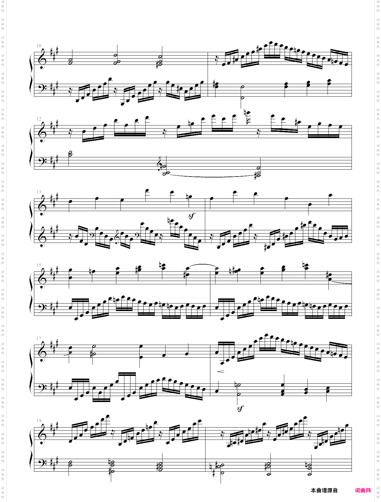 克列门蒂练习曲之第7首