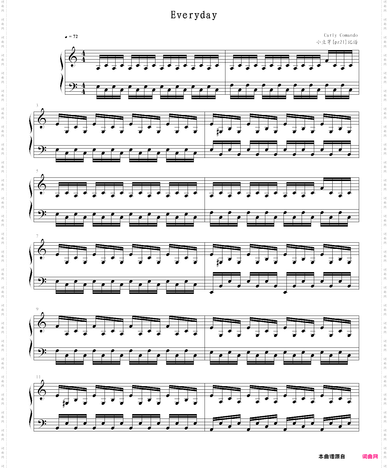 nba 钢琴插曲＜＜ｅｖｅｒｄａｙ＞＞